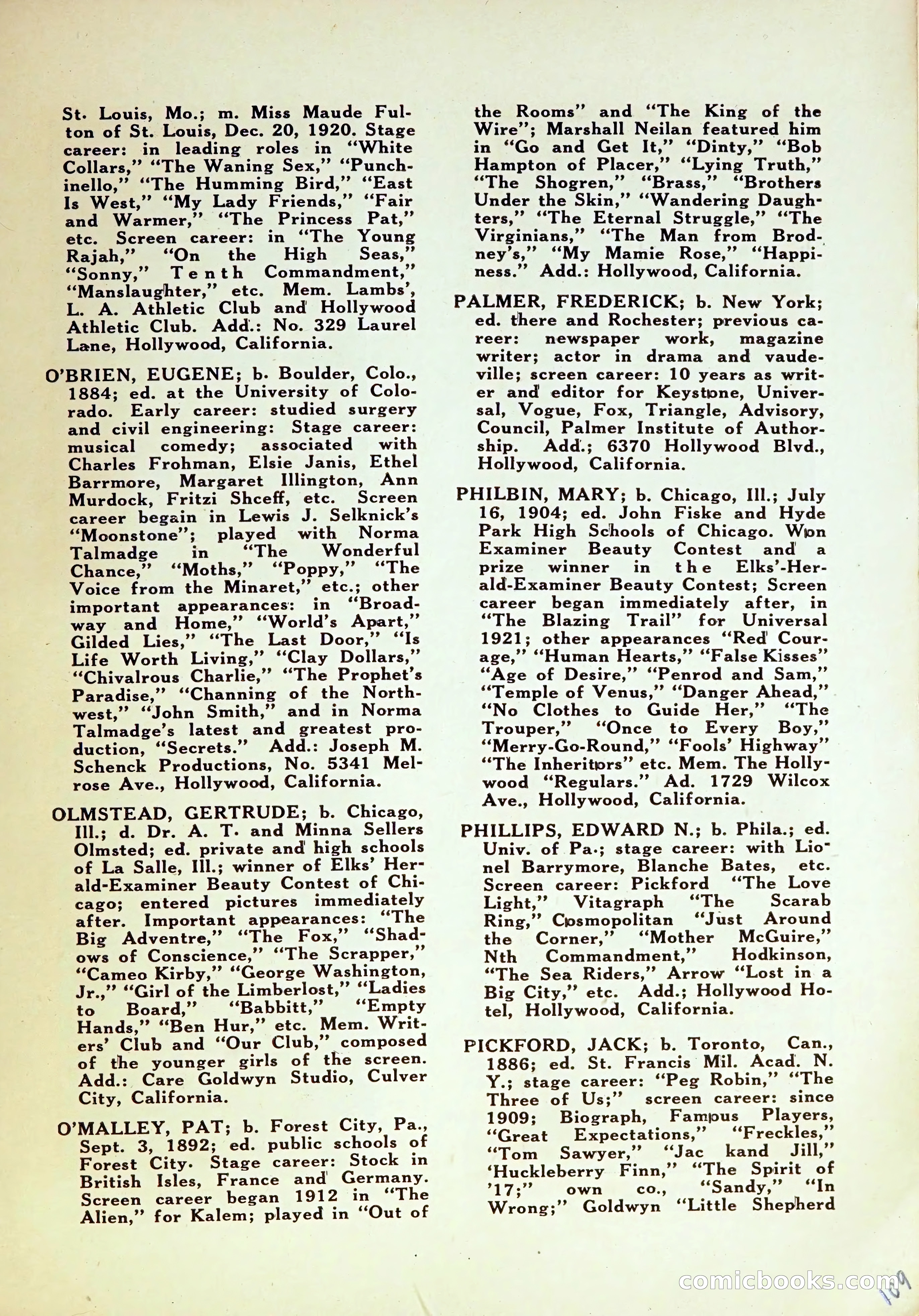 Motion Picture Blue Book — page 111 of 174