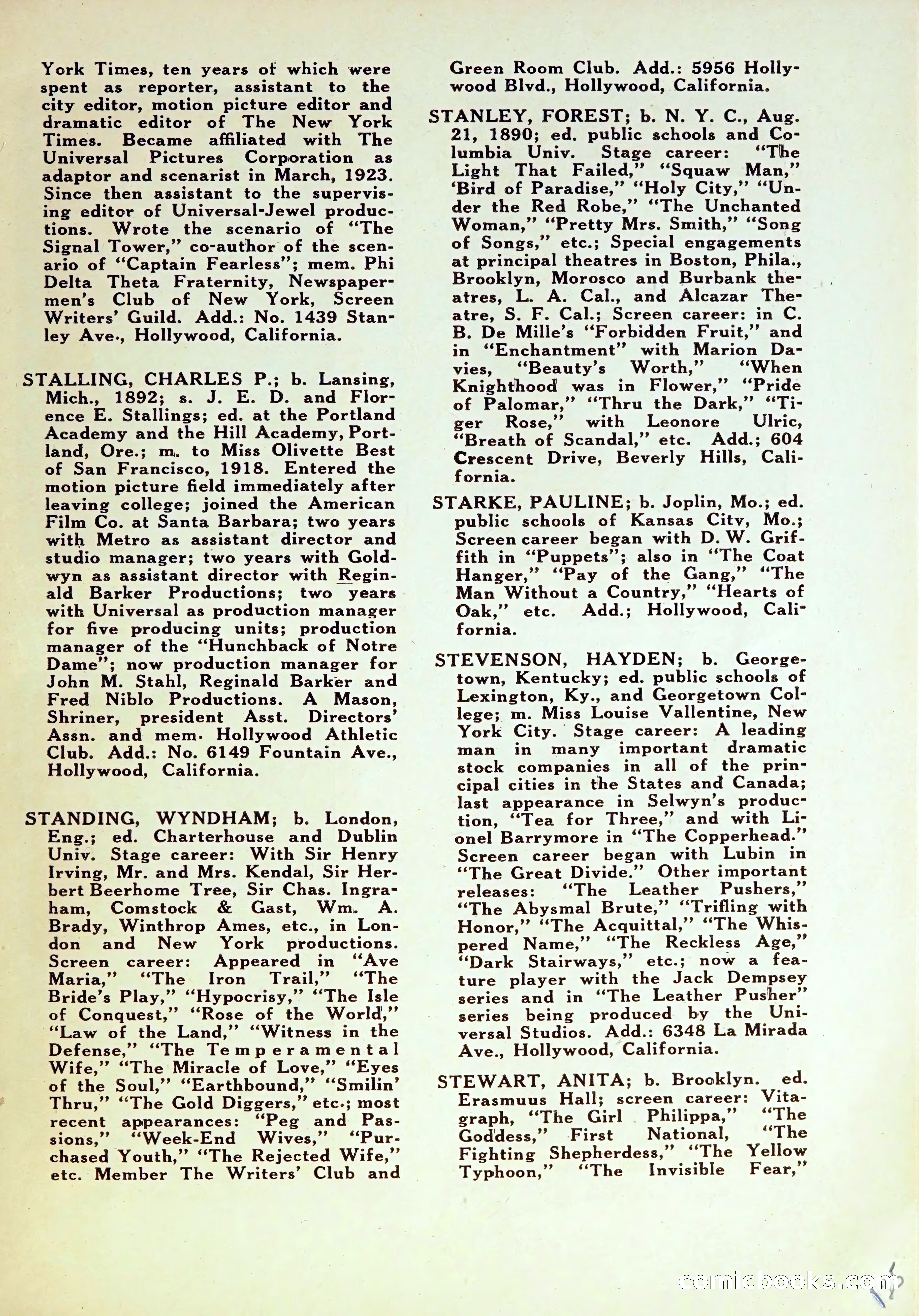 Motion Picture Blue Book — page 127 of 174