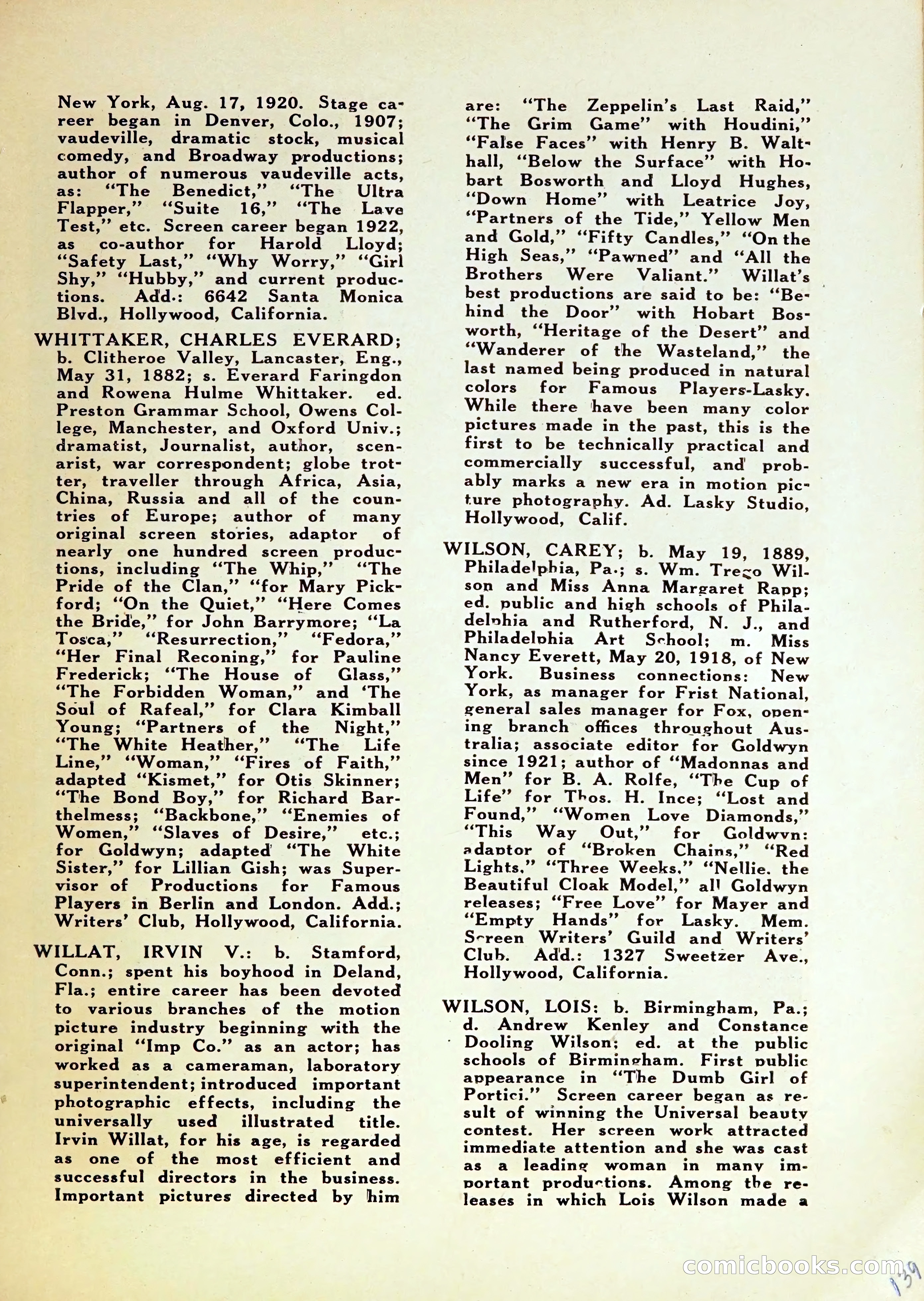 Motion Picture Blue Book — page 141 of 174