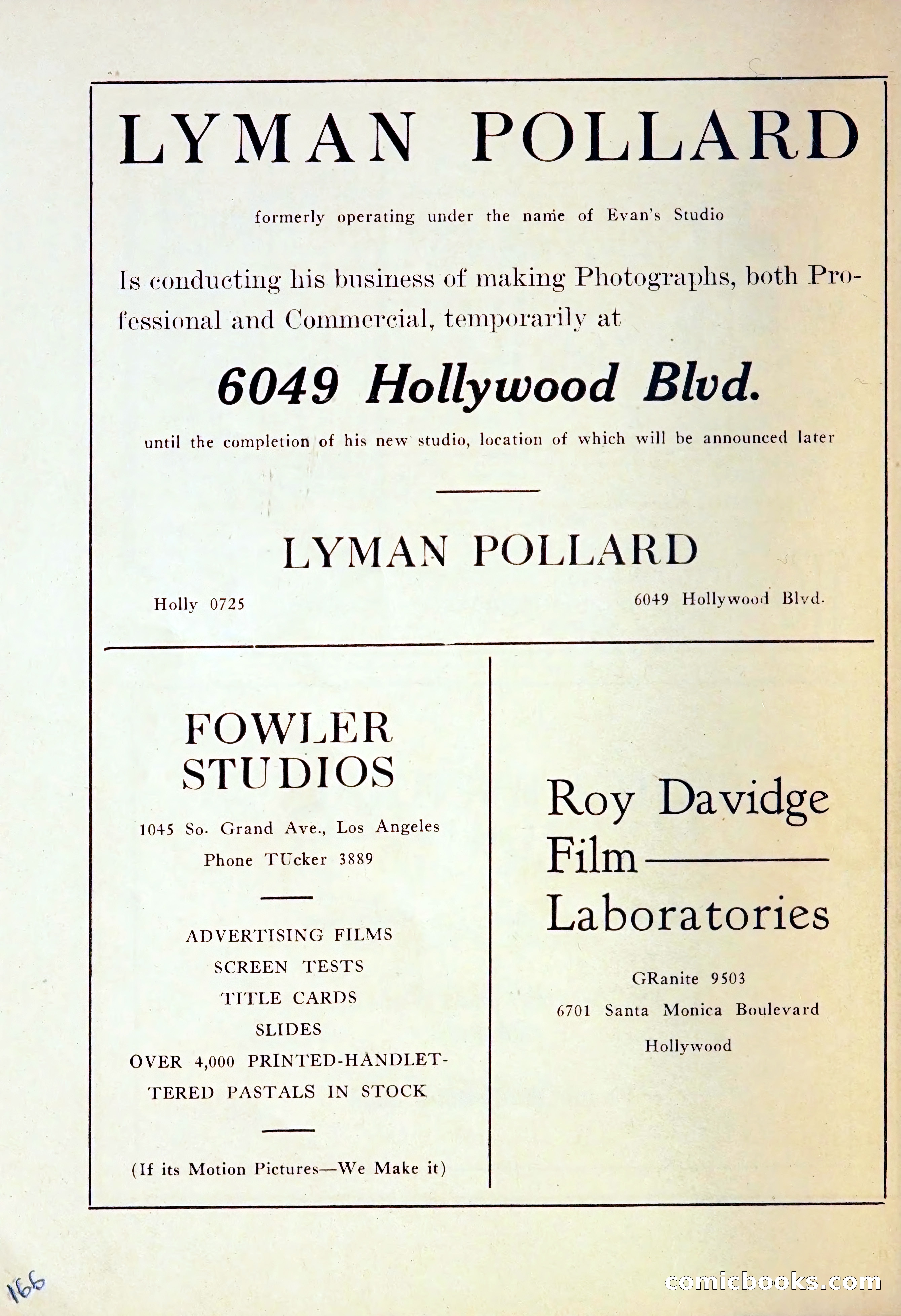 Motion Picture Blue Book — page 168 of 174