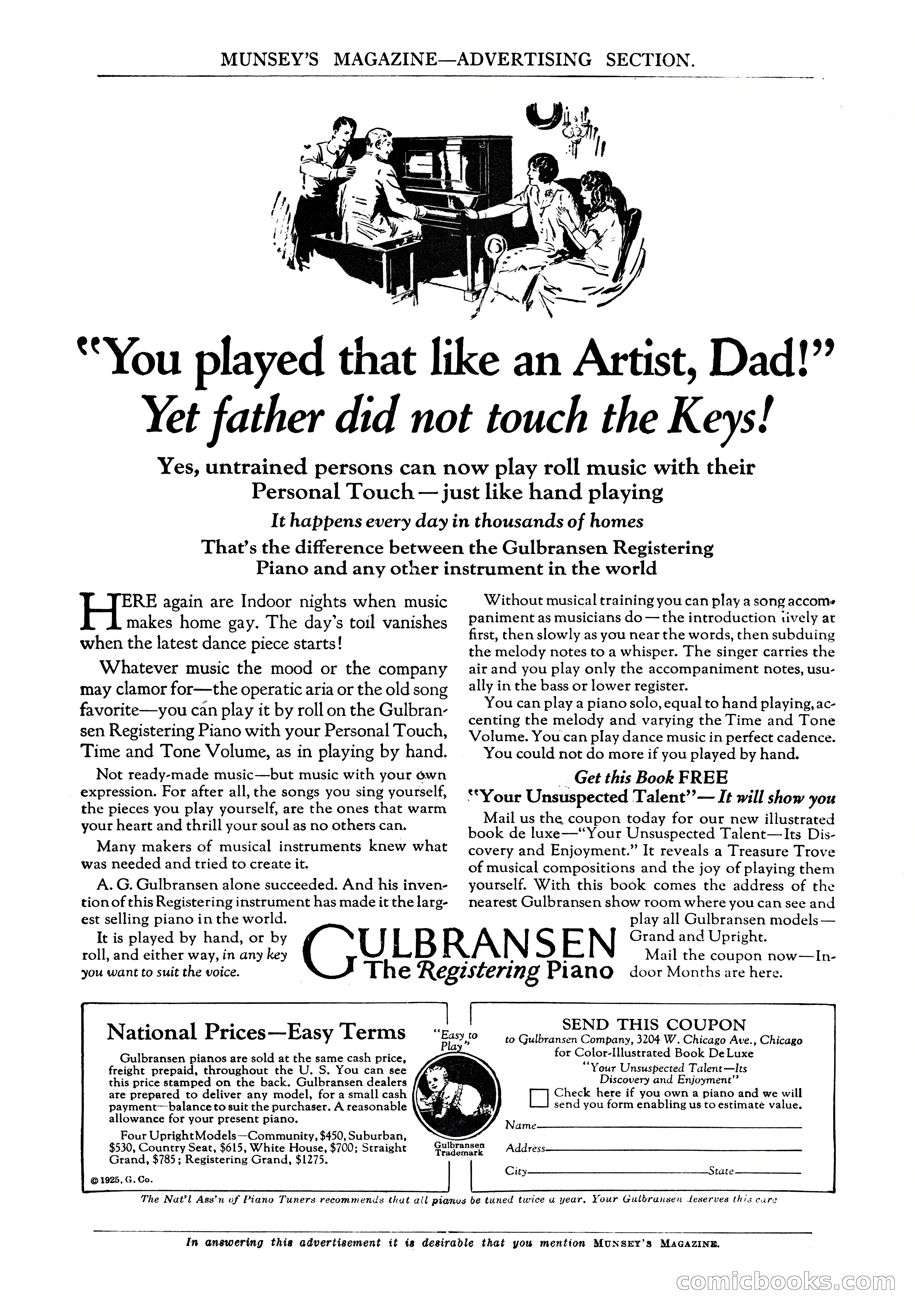 The Munsey Magazine, November 1925 — page 9 of 174