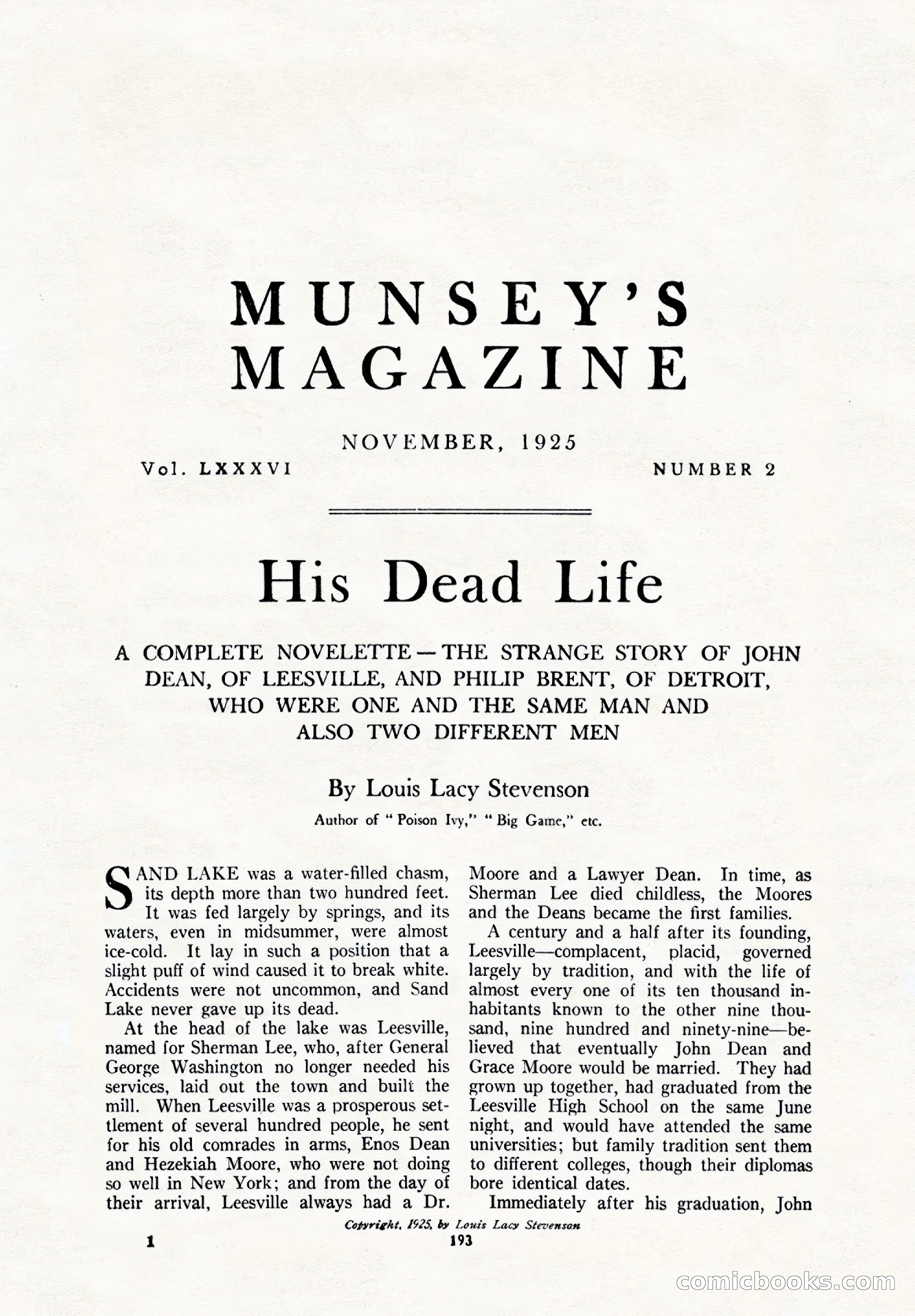 The Munsey Magazine, November 1925 — page 13 of 174