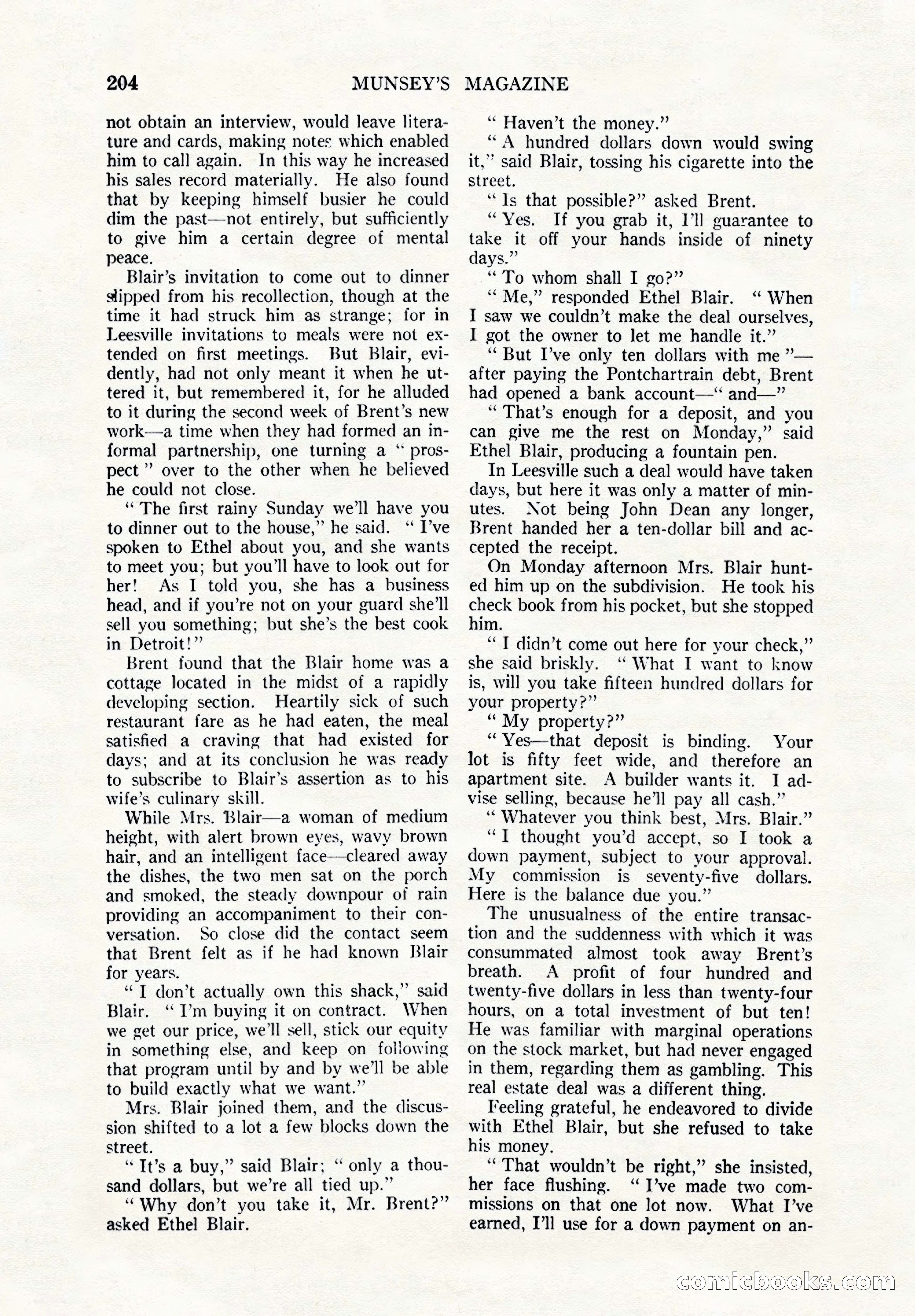 The Munsey Magazine, November 1925 — page 24 of 174