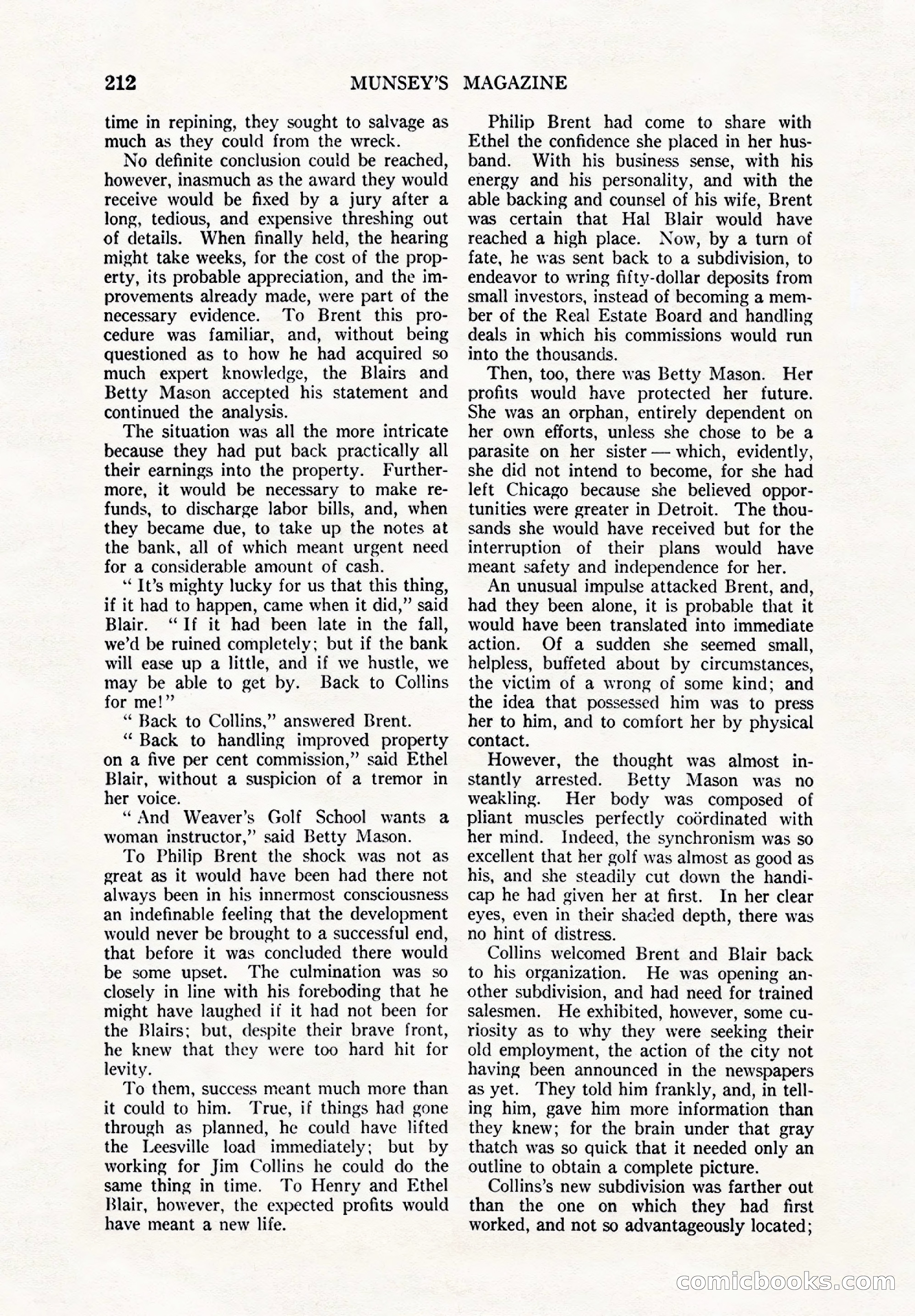The Munsey Magazine, November 1925 — page 32 of 174