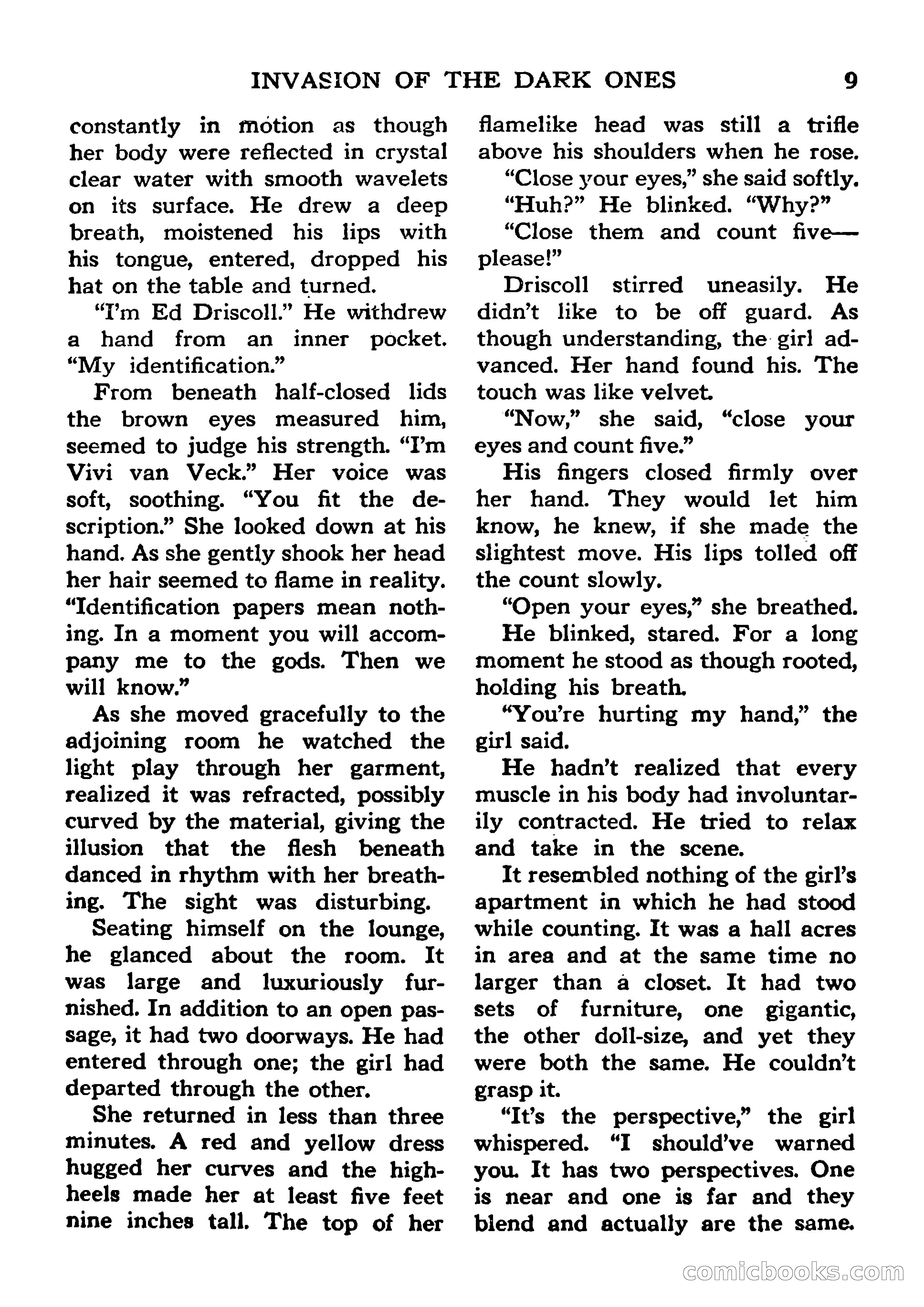 Mystic Magazine, January 1954 — page 9 of 133
