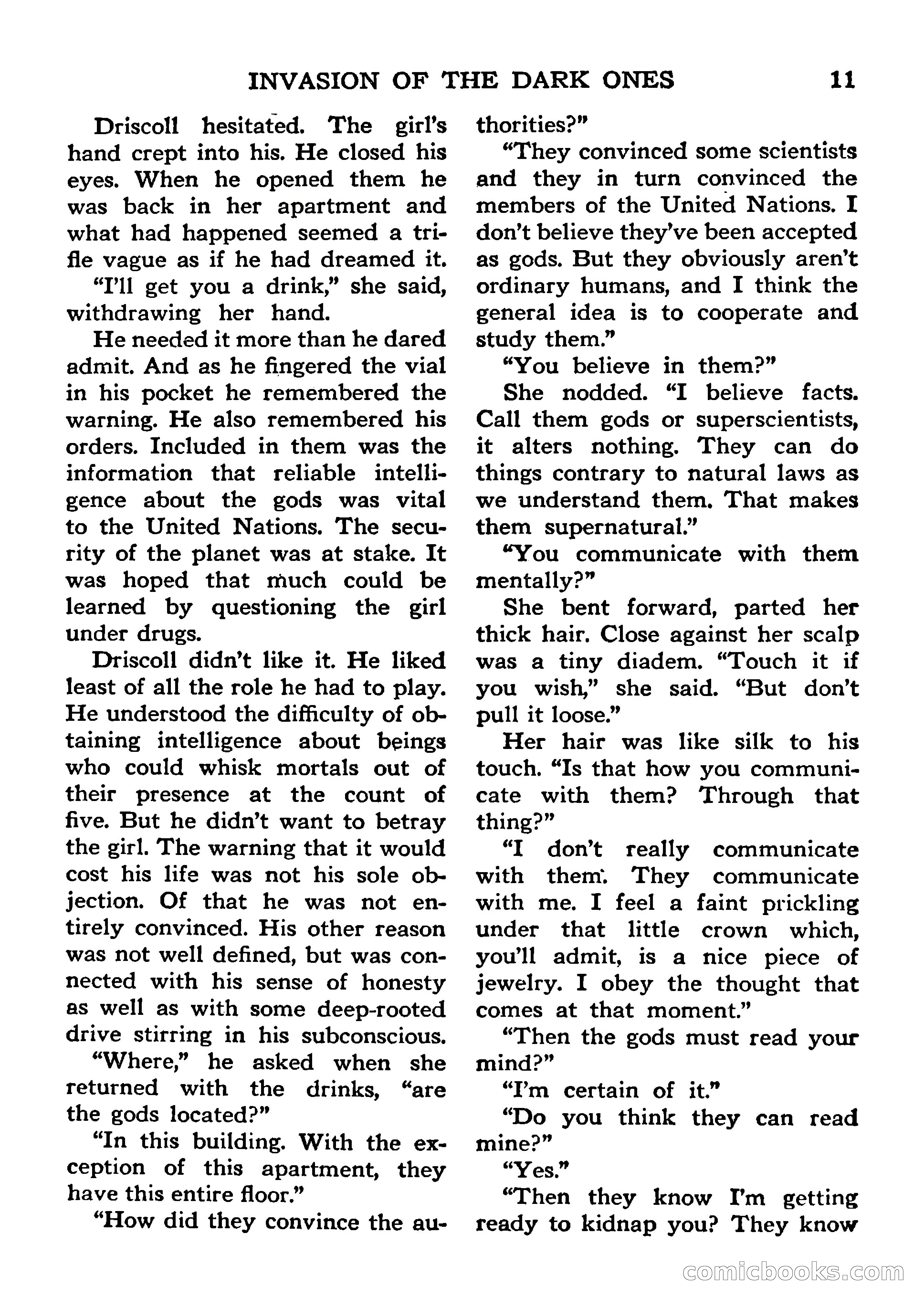 Mystic Magazine, January 1954 — page 11 of 133