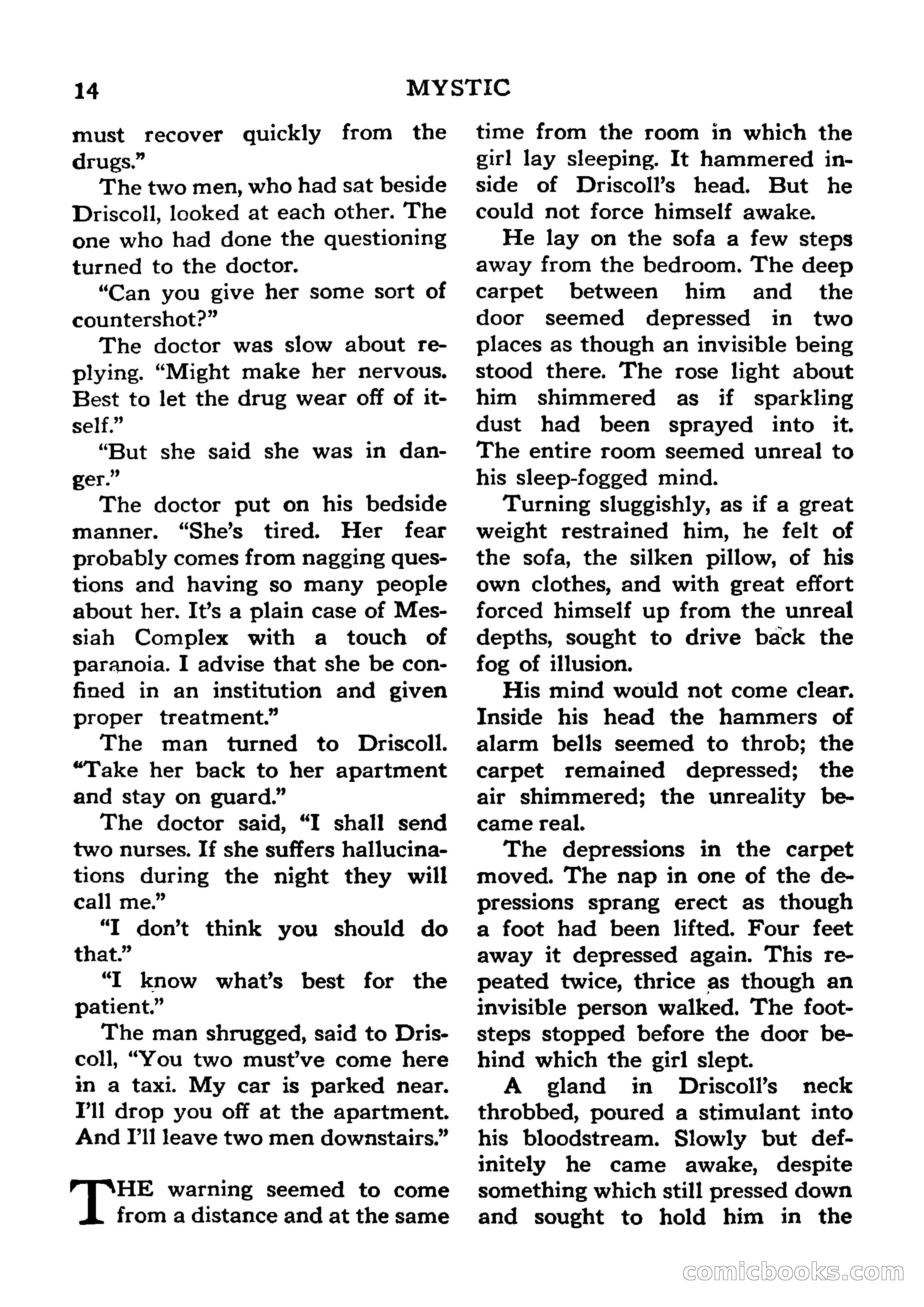 Mystic Magazine, January 1954 — page 14 of 133