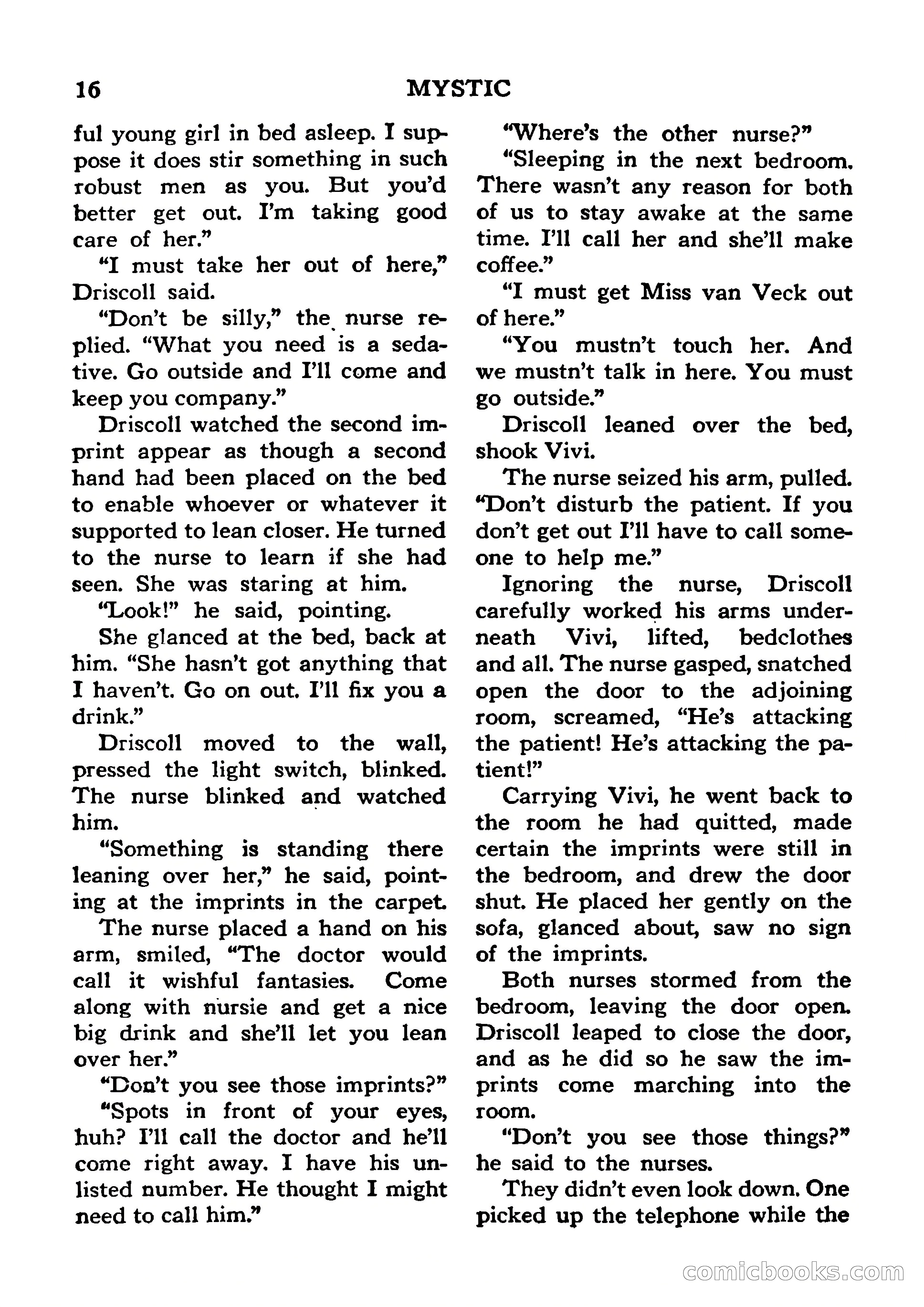 Mystic Magazine, January 1954 — page 16 of 133