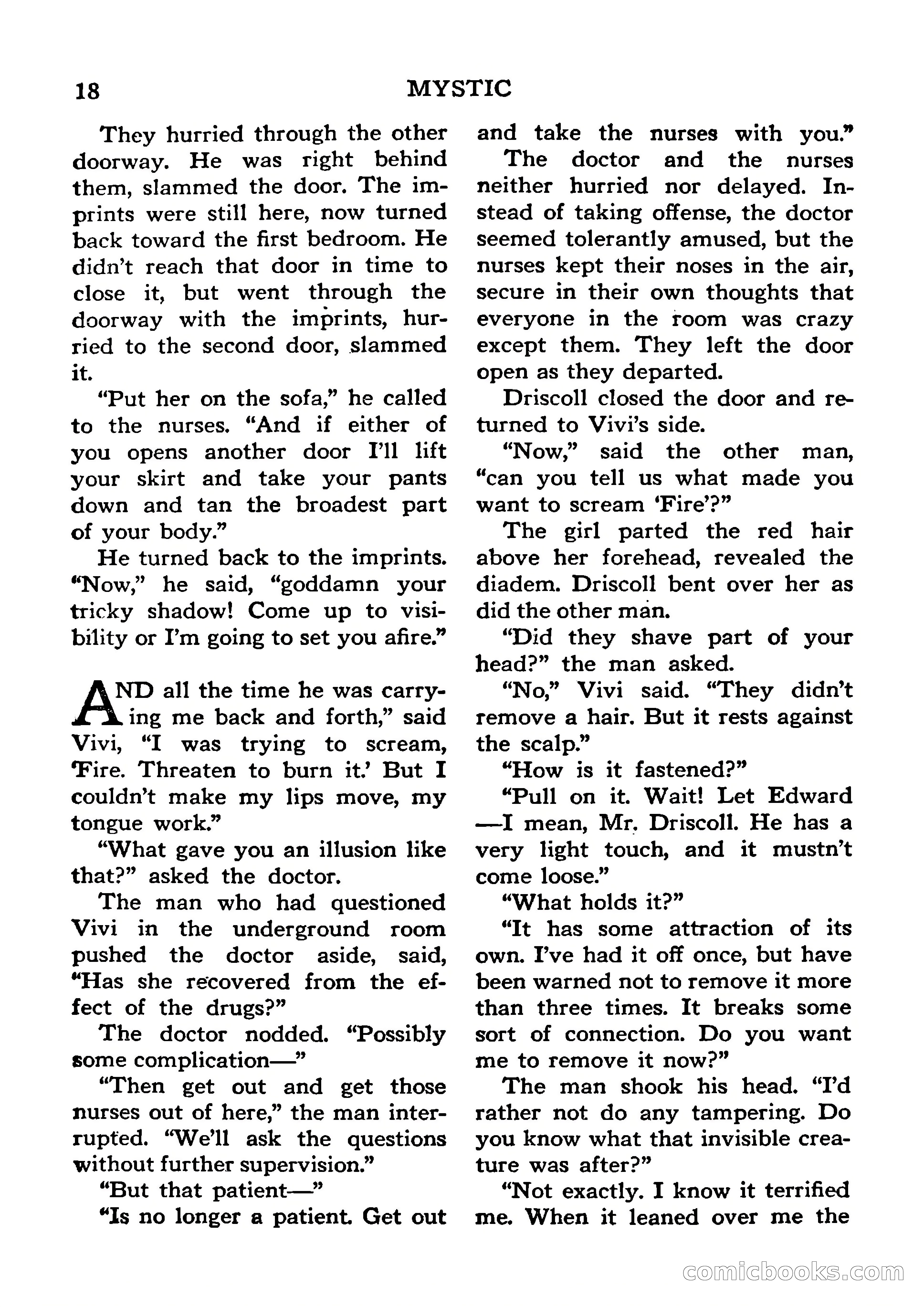 Mystic Magazine, January 1954 — page 18 of 133