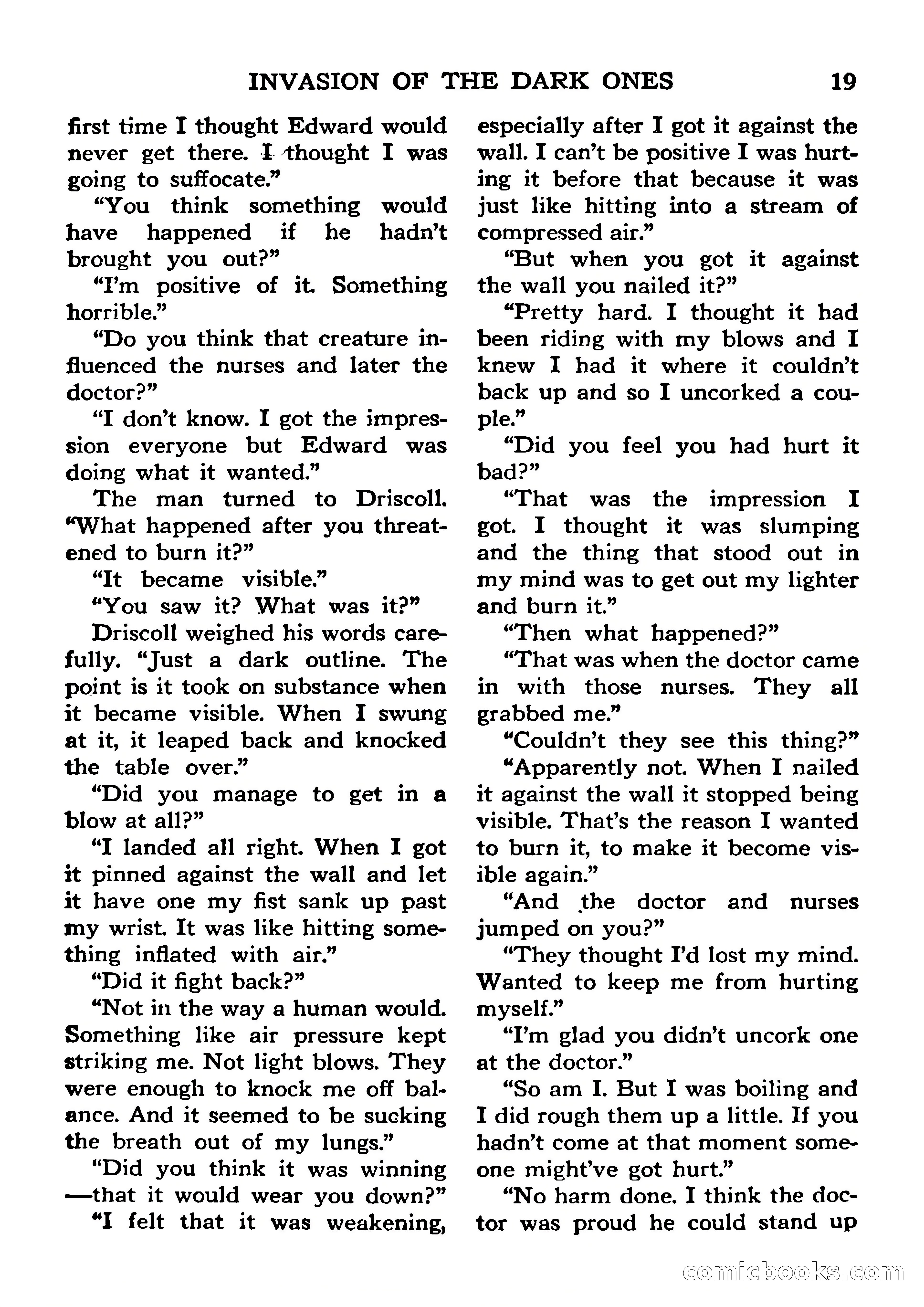 Mystic Magazine, January 1954 — page 19 of 133