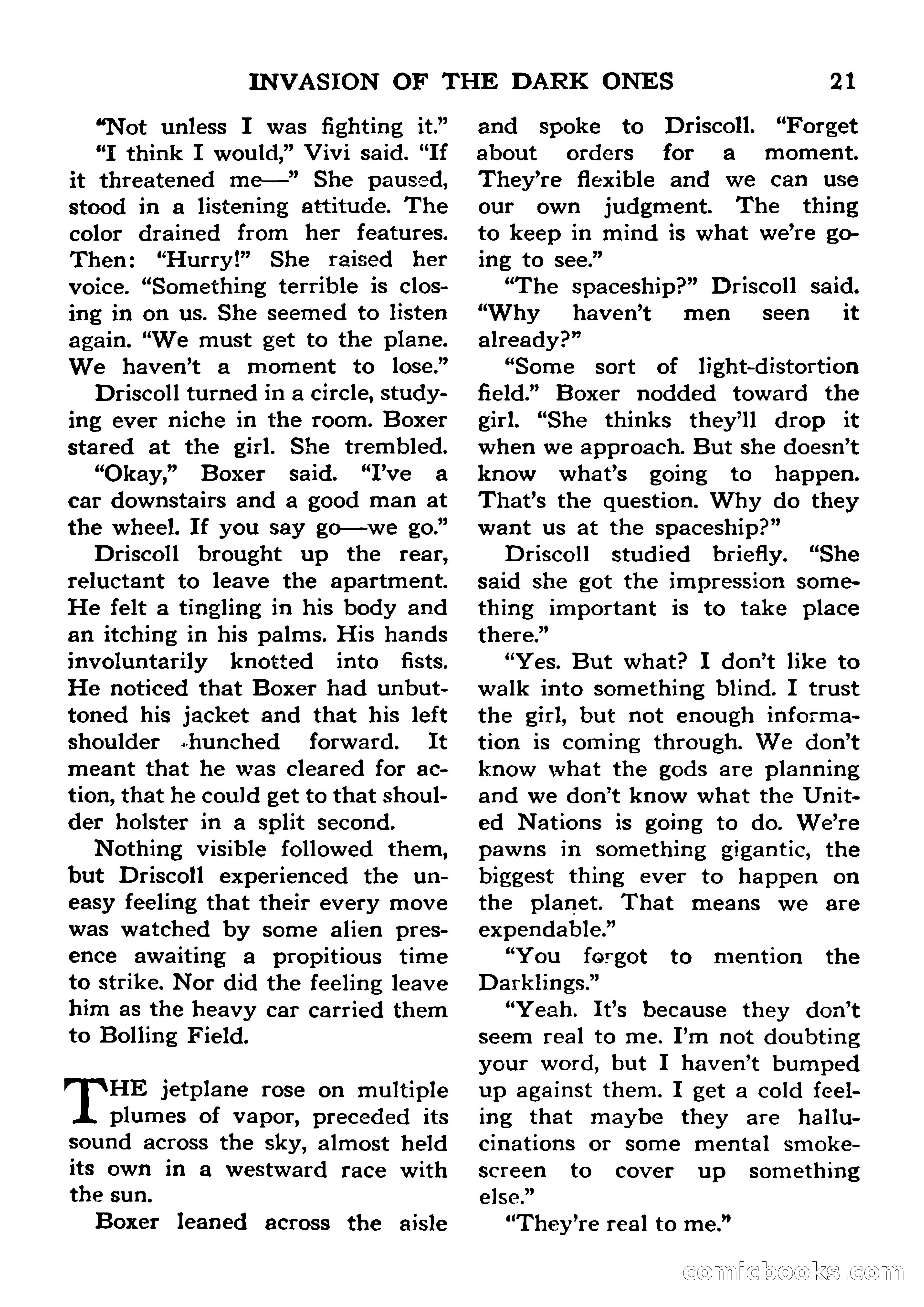 Mystic Magazine, January 1954 — page 21 of 133
