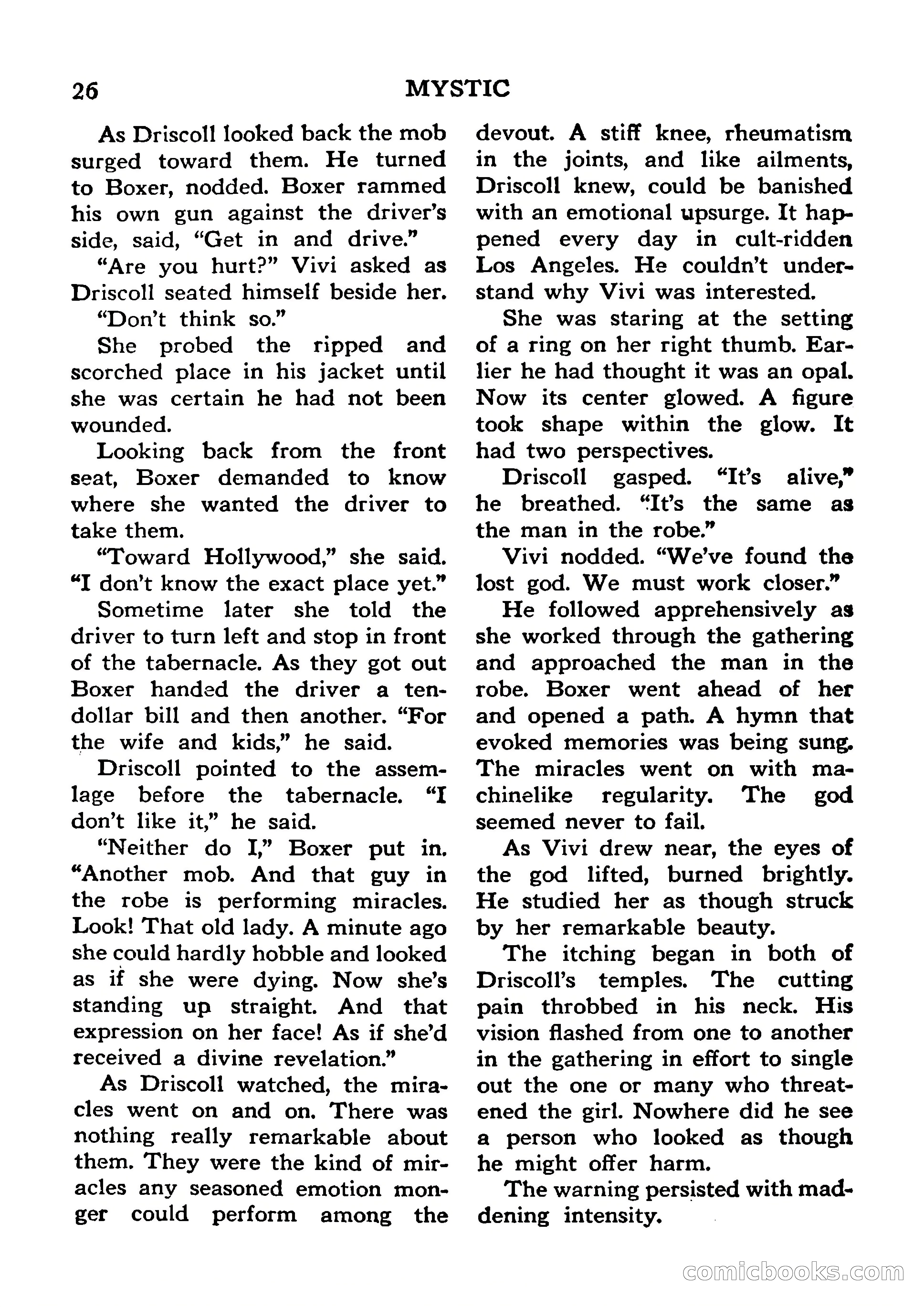 Mystic Magazine, January 1954 — page 26 of 133