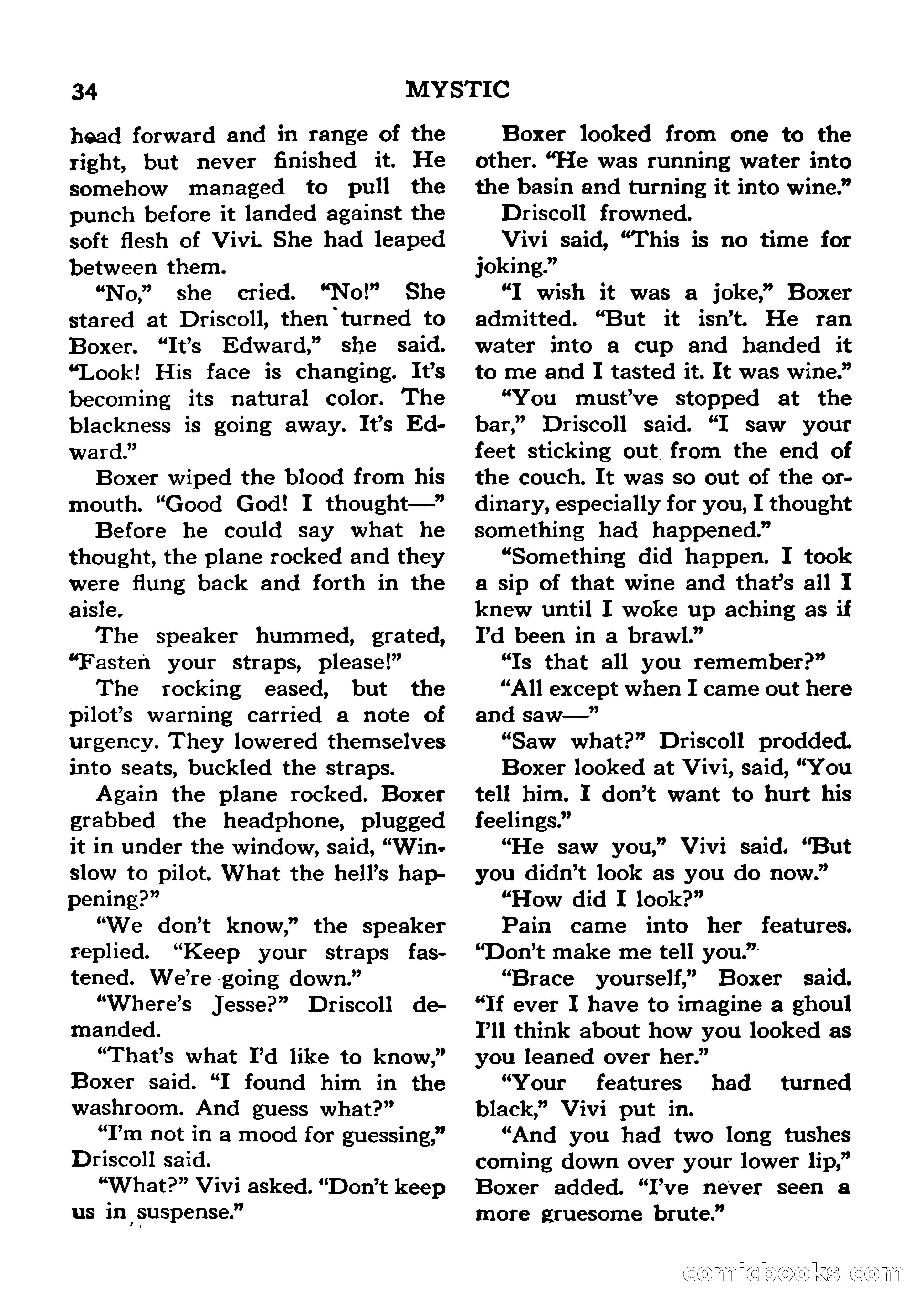 Mystic Magazine, January 1954 — page 34 of 133