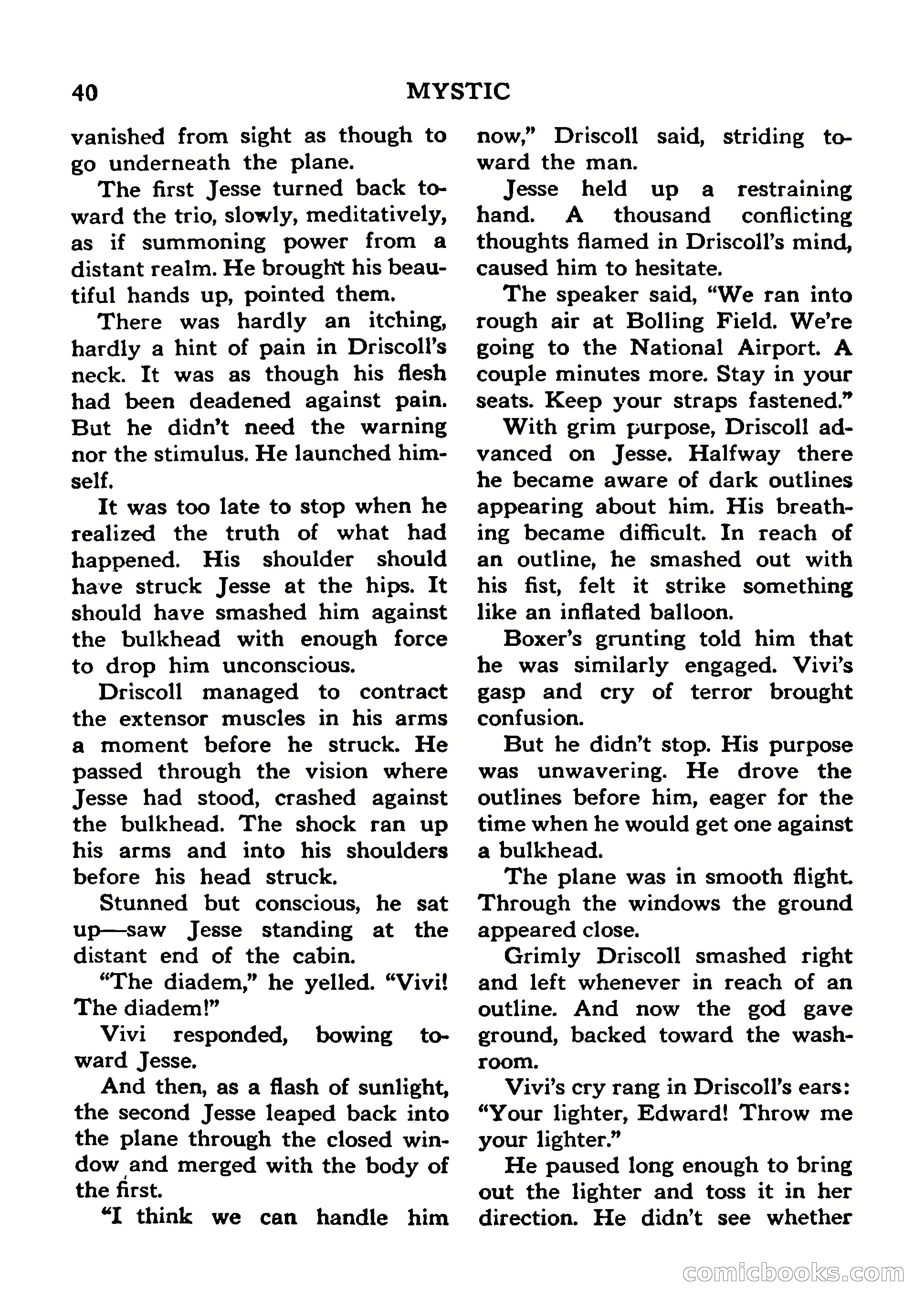 Mystic Magazine, January 1954 — page 40 of 133