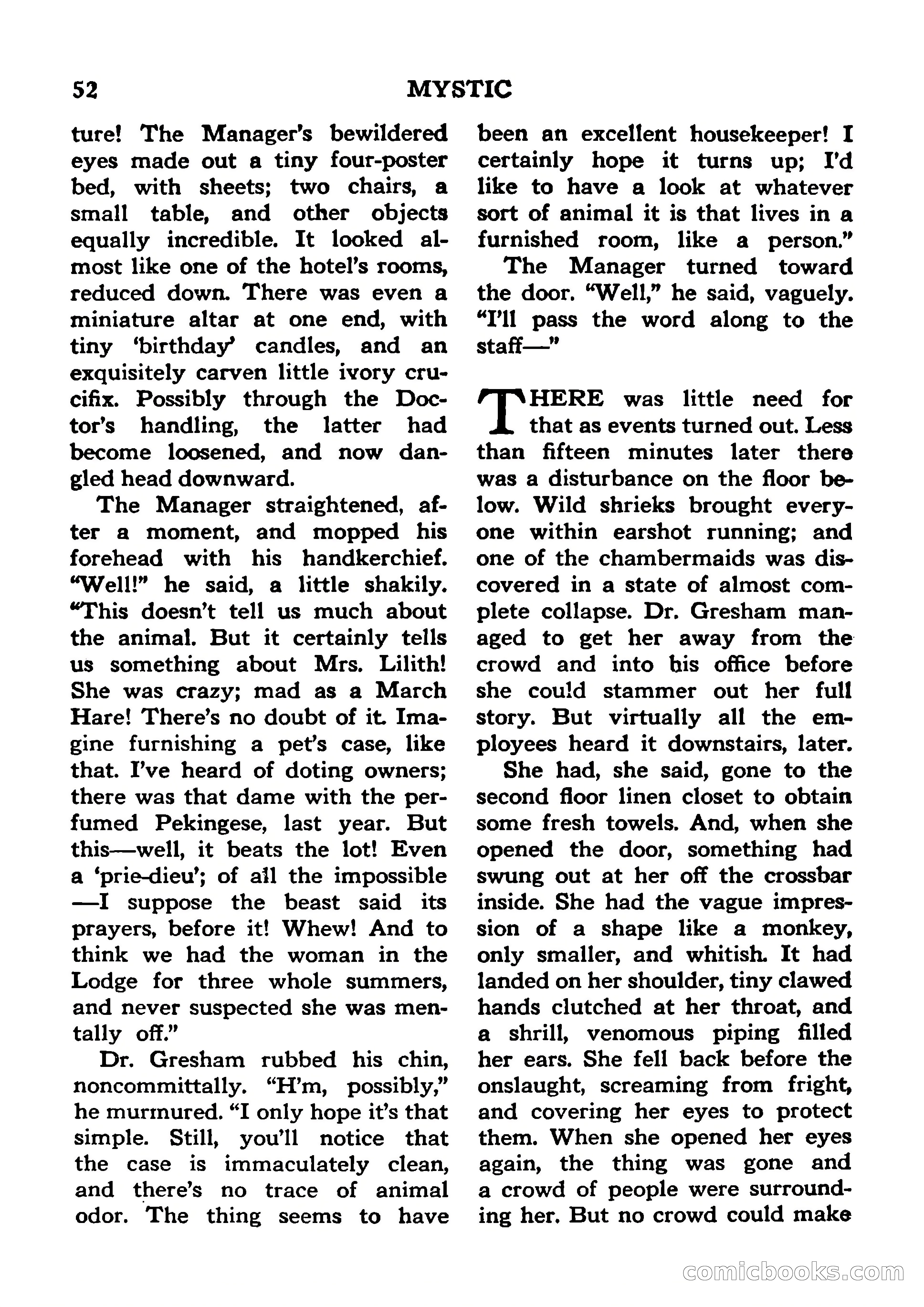 Mystic Magazine, January 1954 — page 52 of 133