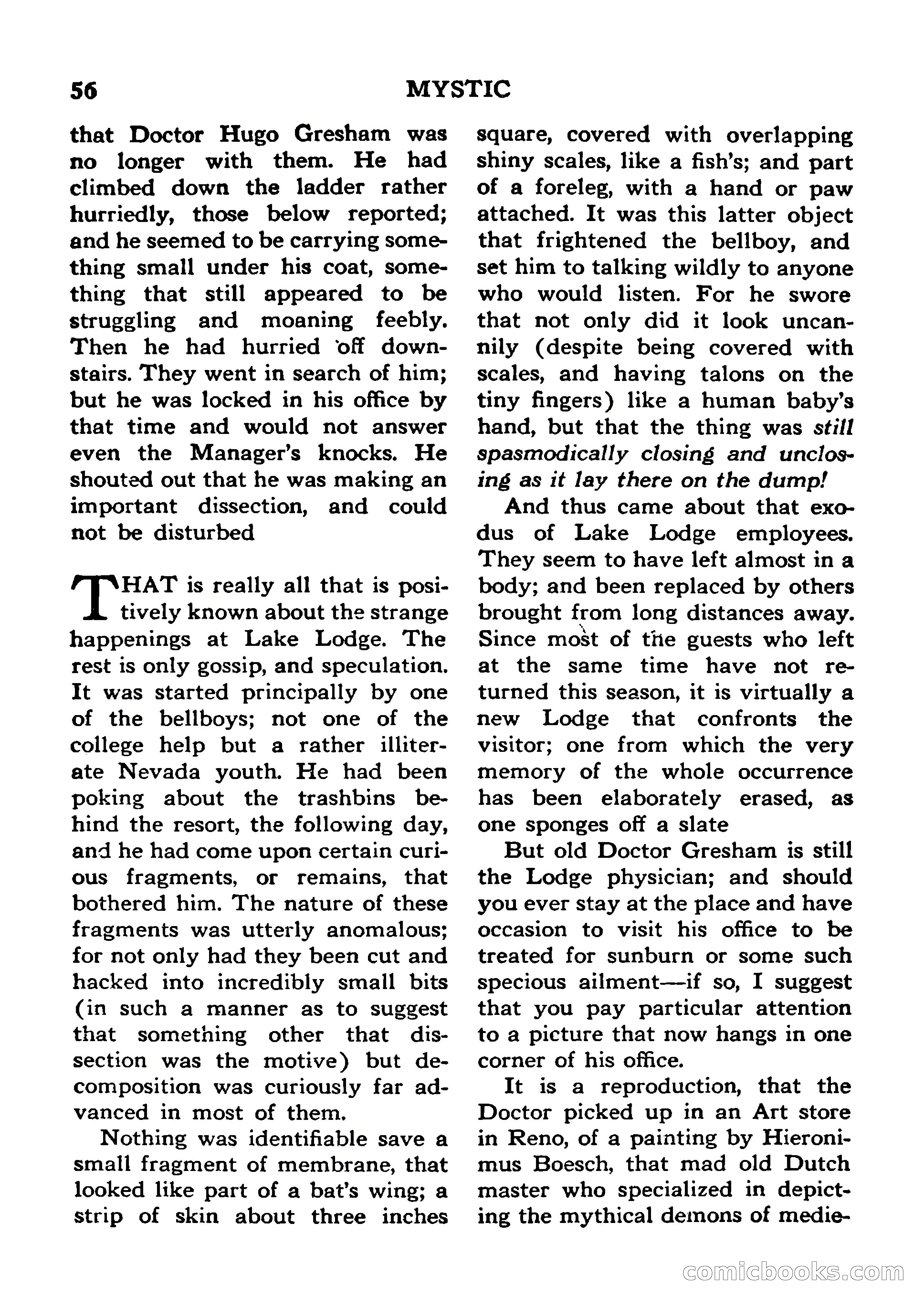 Mystic Magazine, January 1954 — page 56 of 133