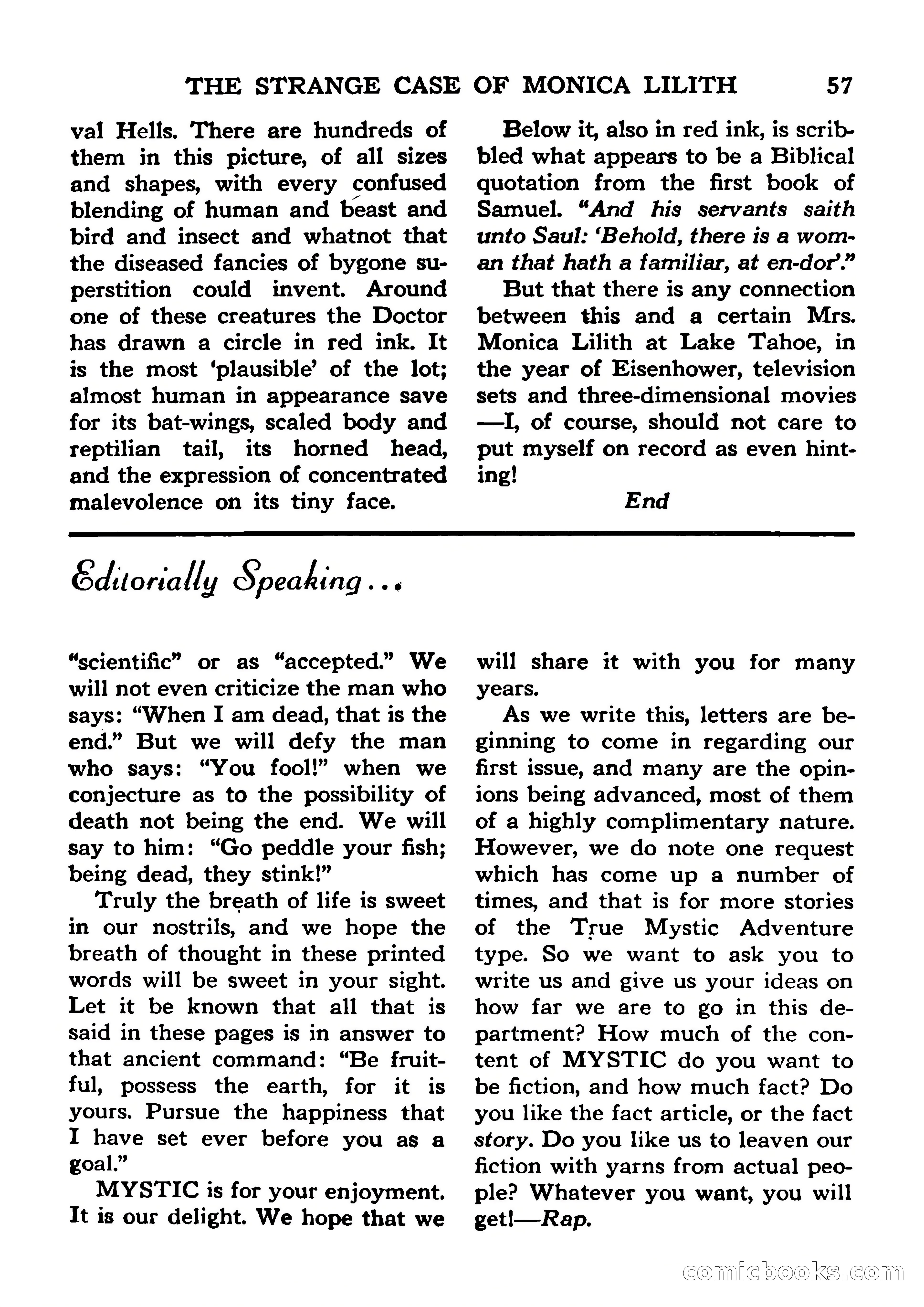 Mystic Magazine, January 1954 — page 57 of 133