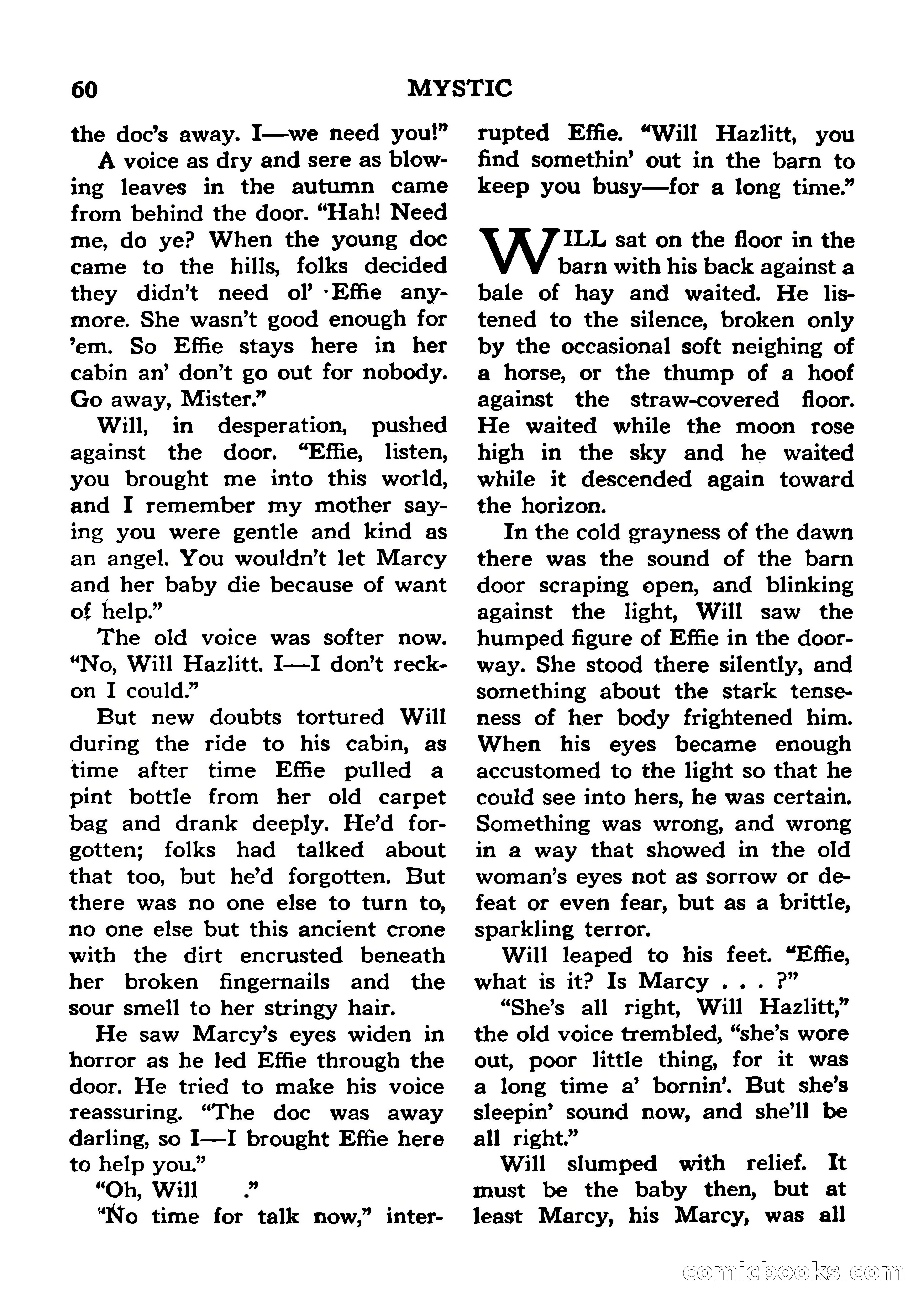 Mystic Magazine, January 1954 — page 60 of 133