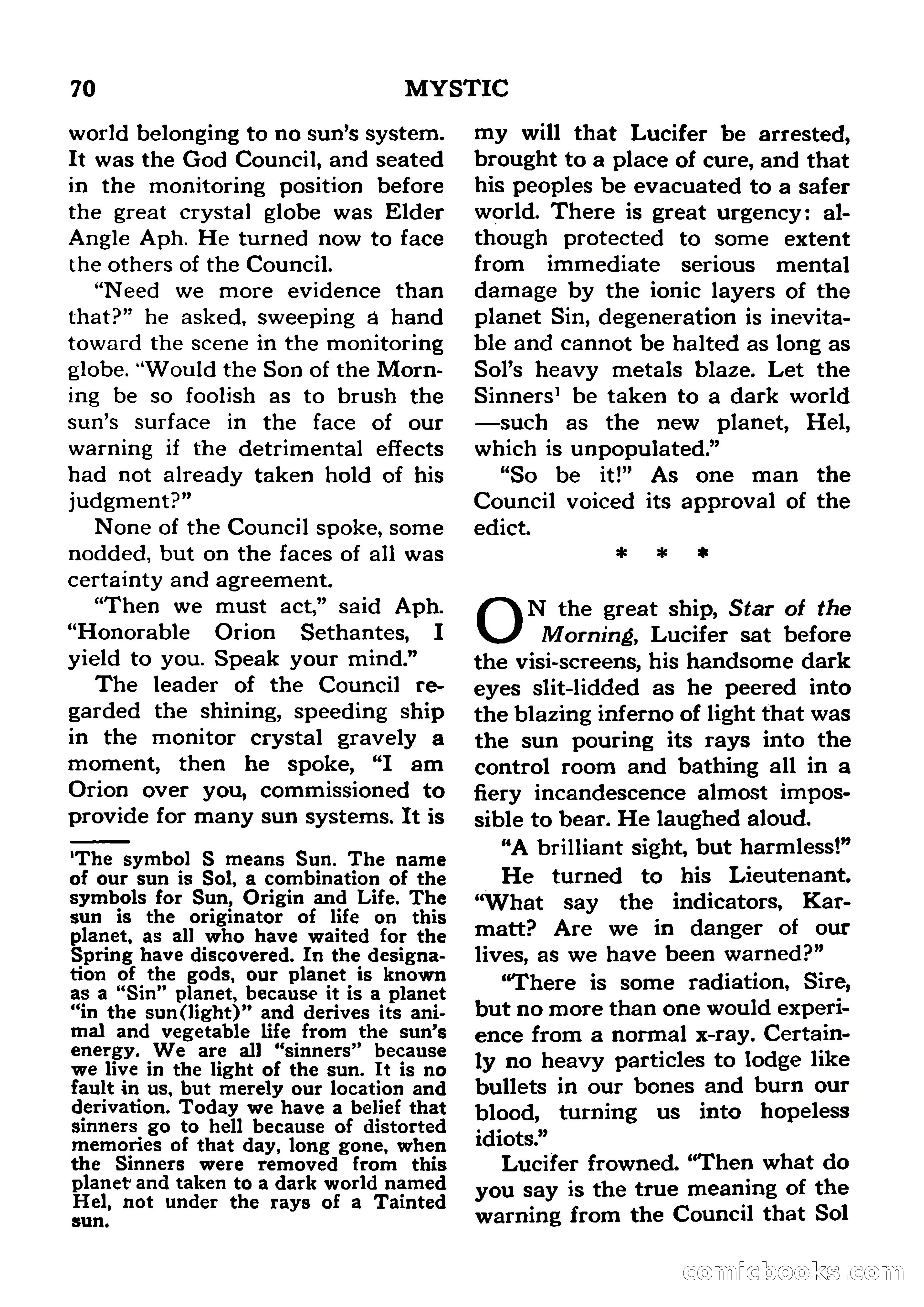 Mystic Magazine, January 1954 — page 70 of 133