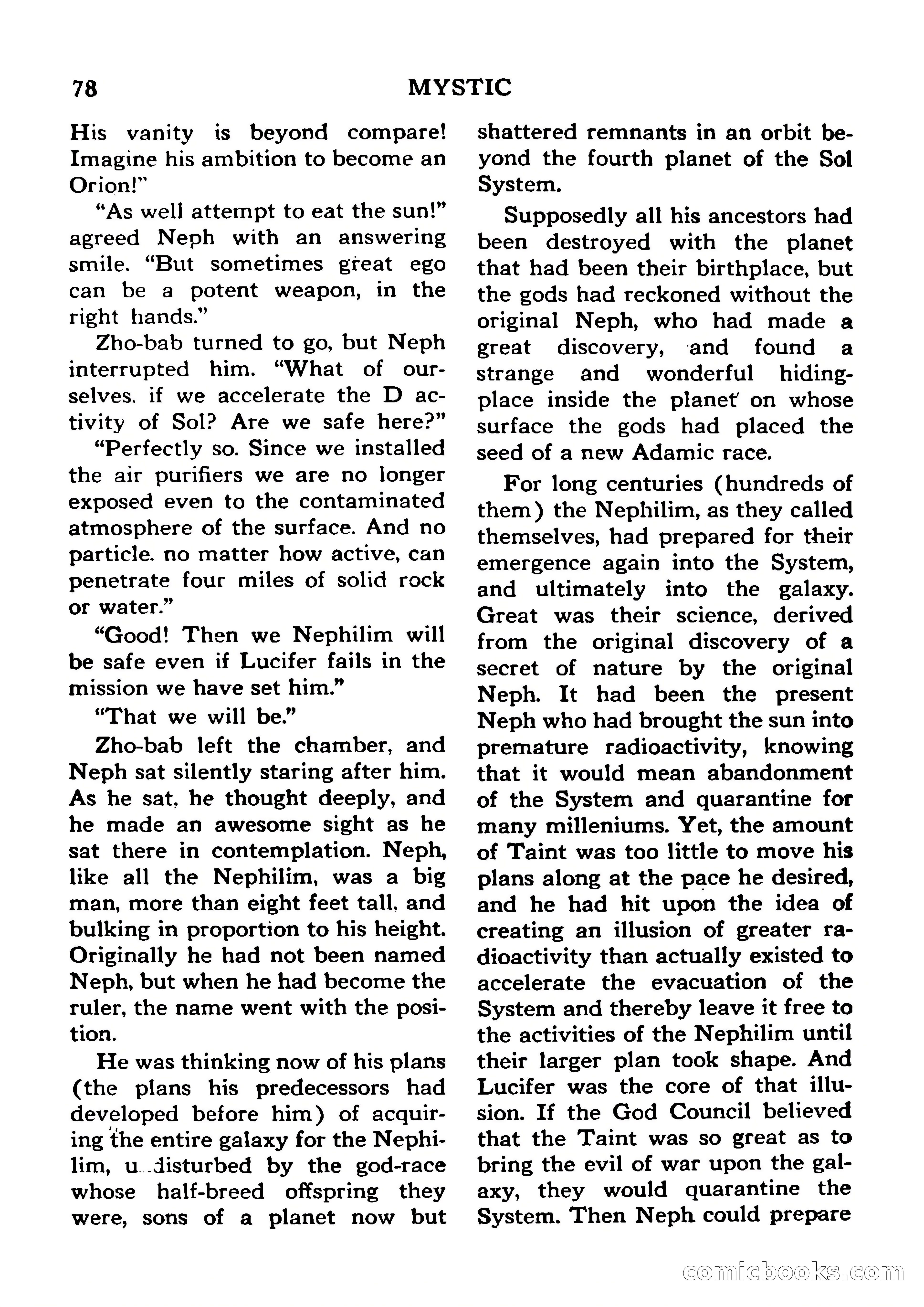 Mystic Magazine, January 1954 — page 78 of 133