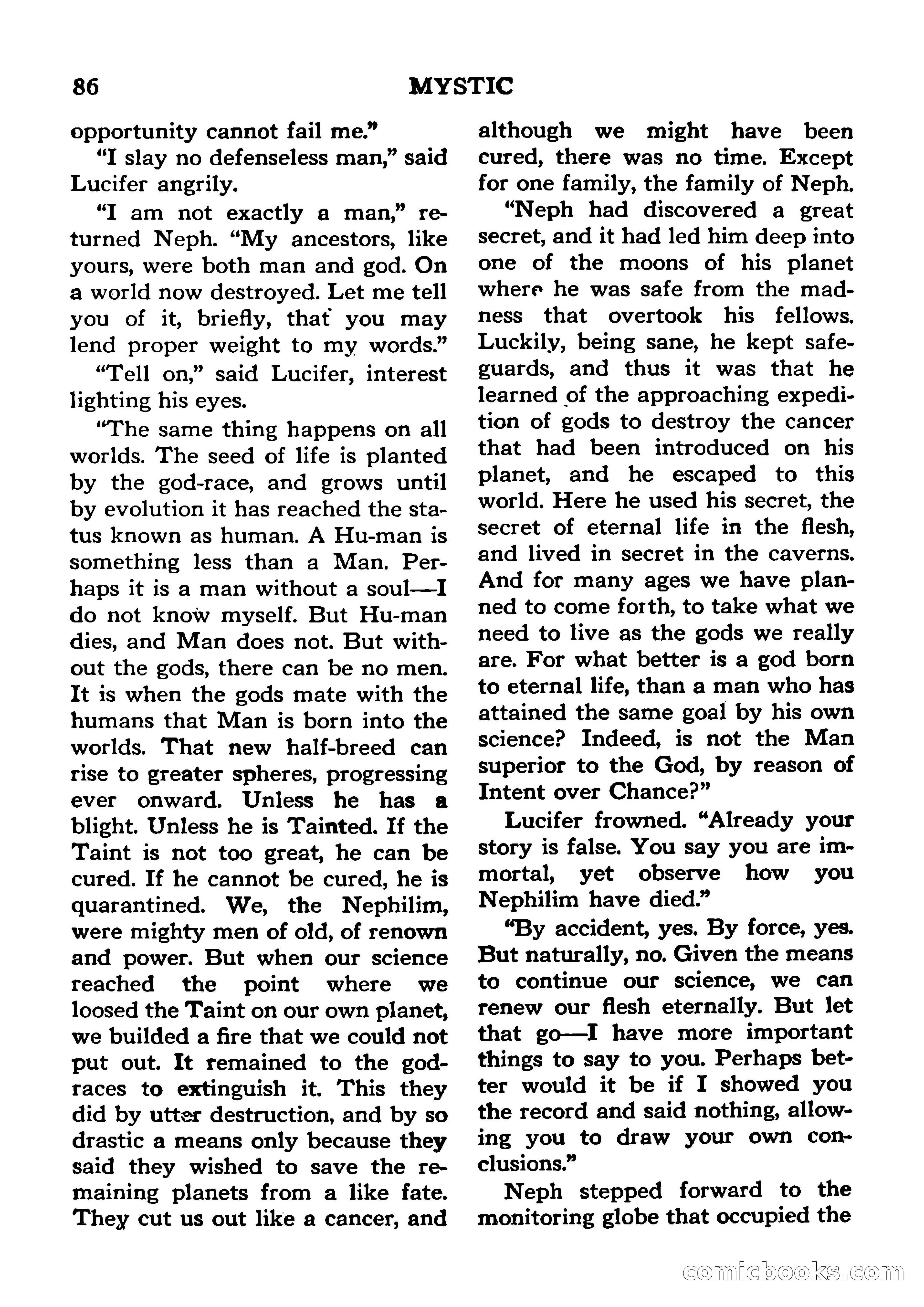 Mystic Magazine, January 1954 — page 86 of 133