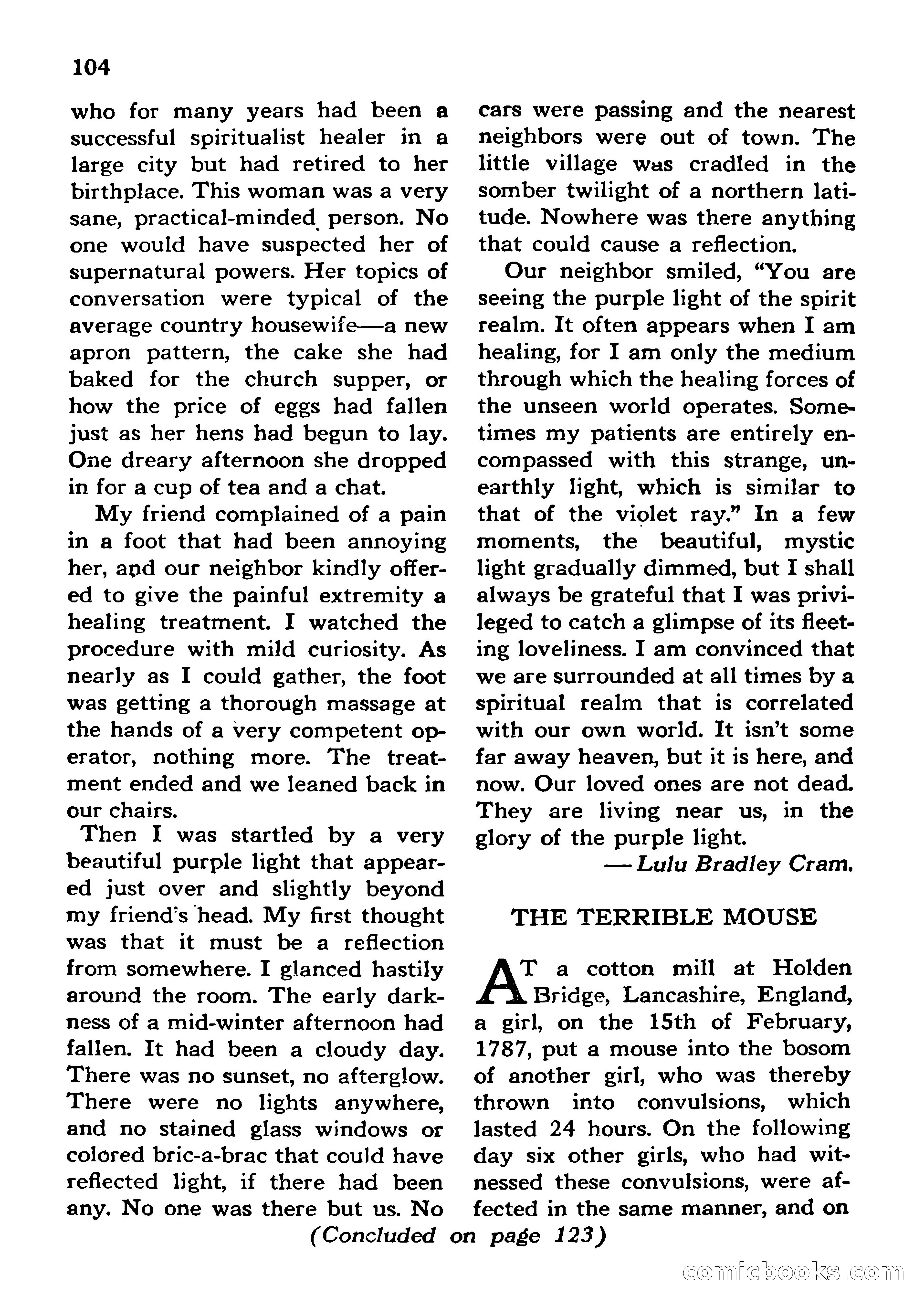 Mystic Magazine, January 1954 — page 104 of 133