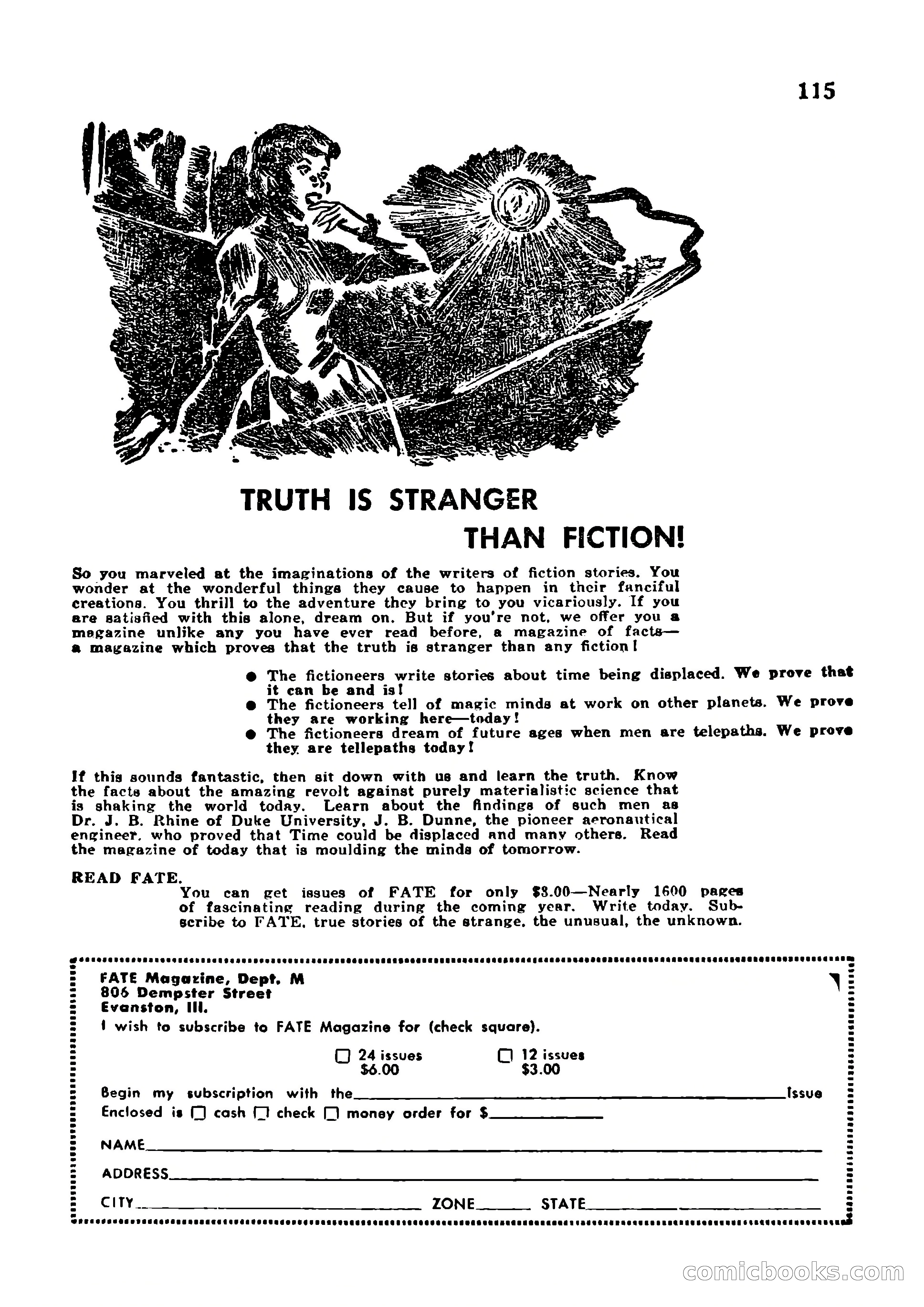 Mystic Magazine, January 1954 — page 115 of 133