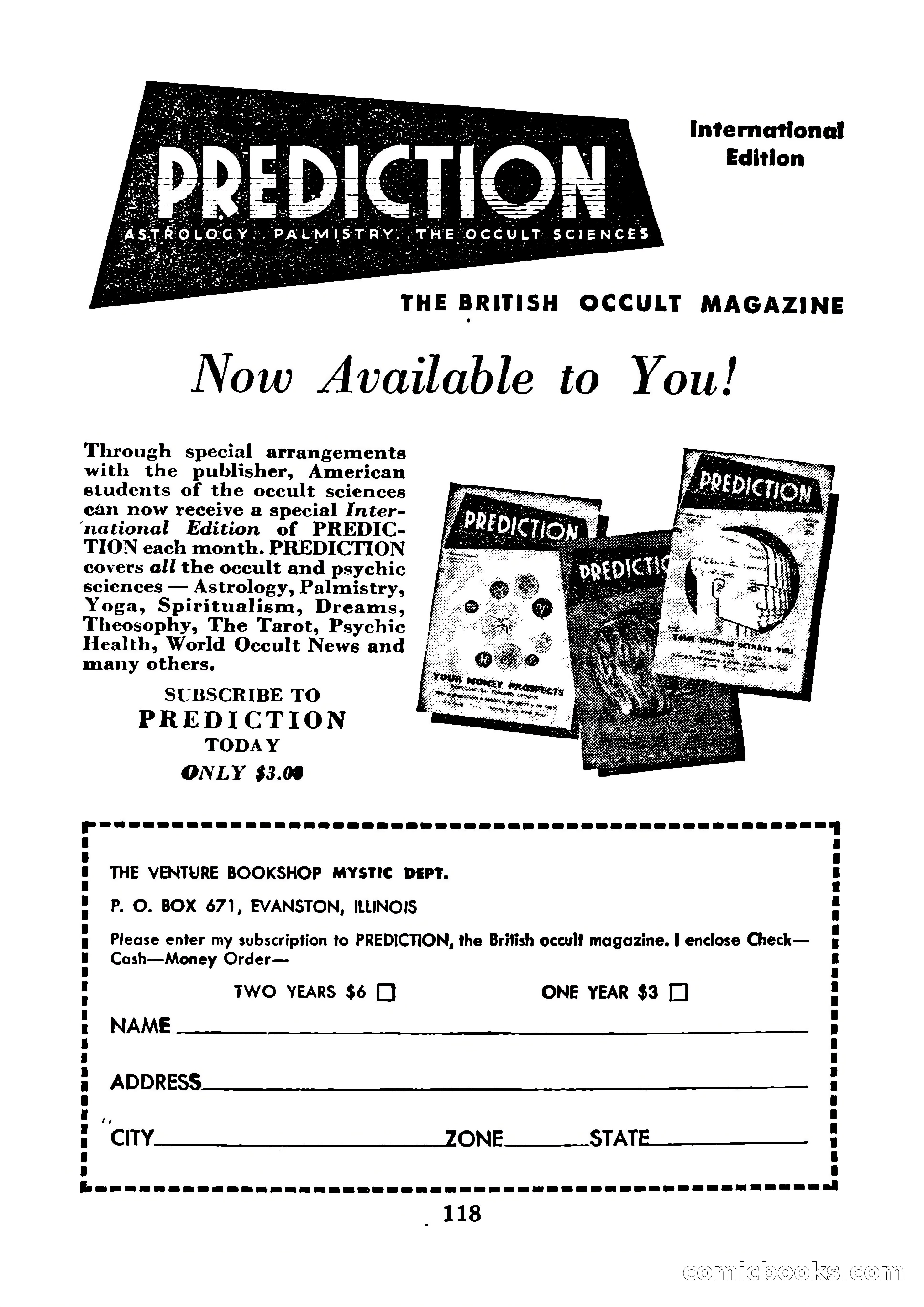 Mystic Magazine, January 1954 — page 118 of 133
