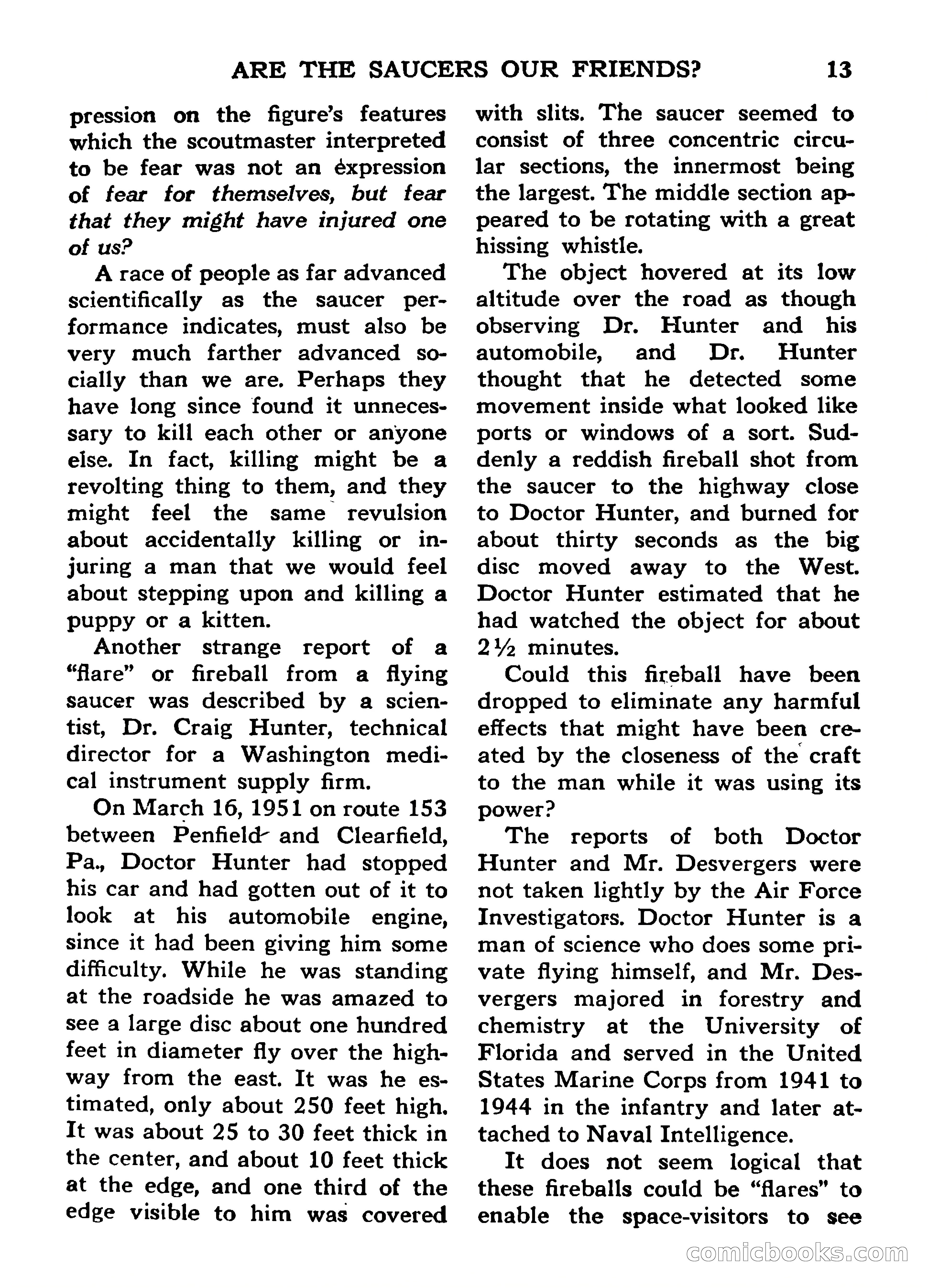 Mystic Magazine, March 1954 — page 13 of 133
