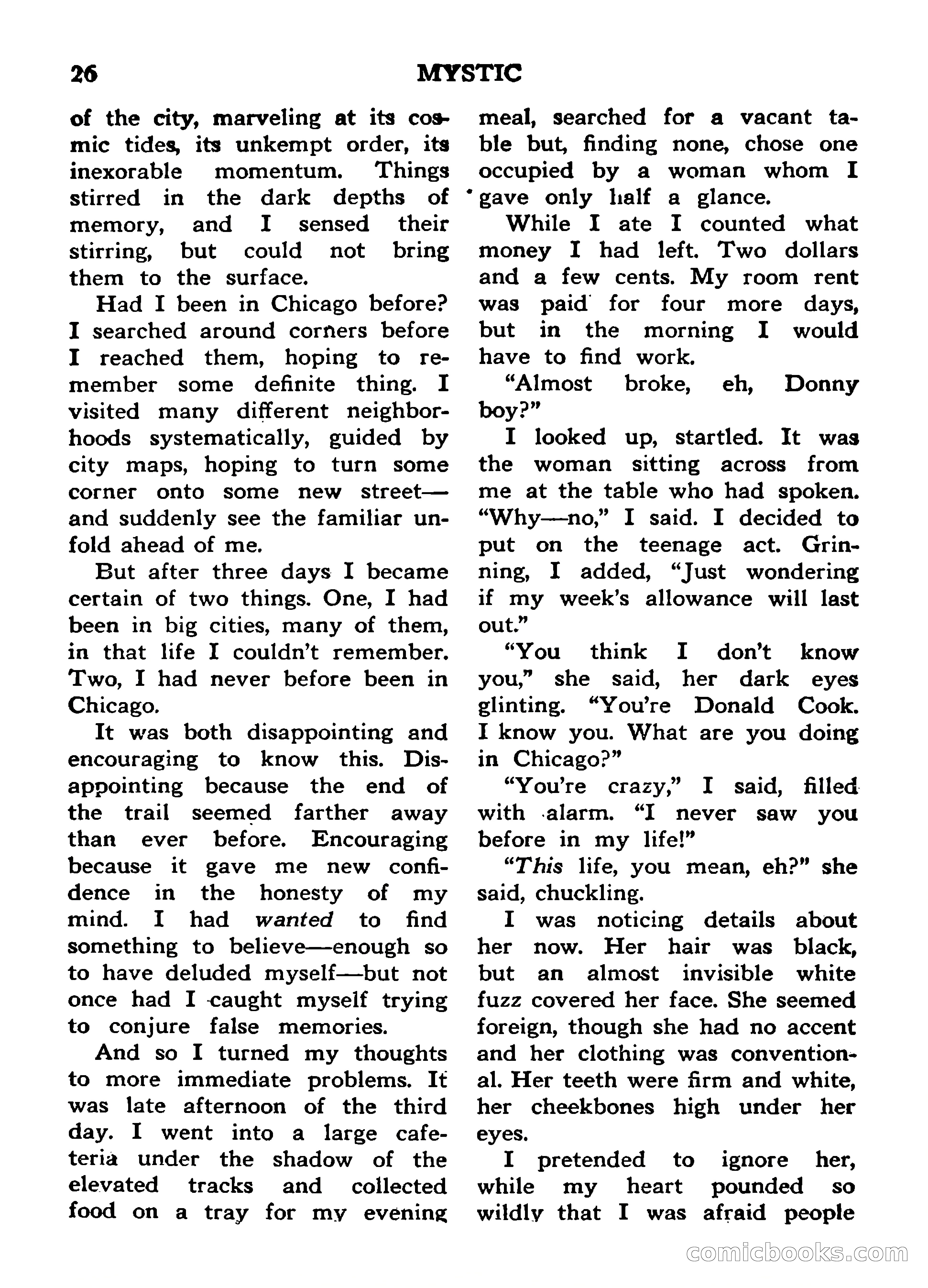Mystic Magazine, March 1954 — page 26 of 133