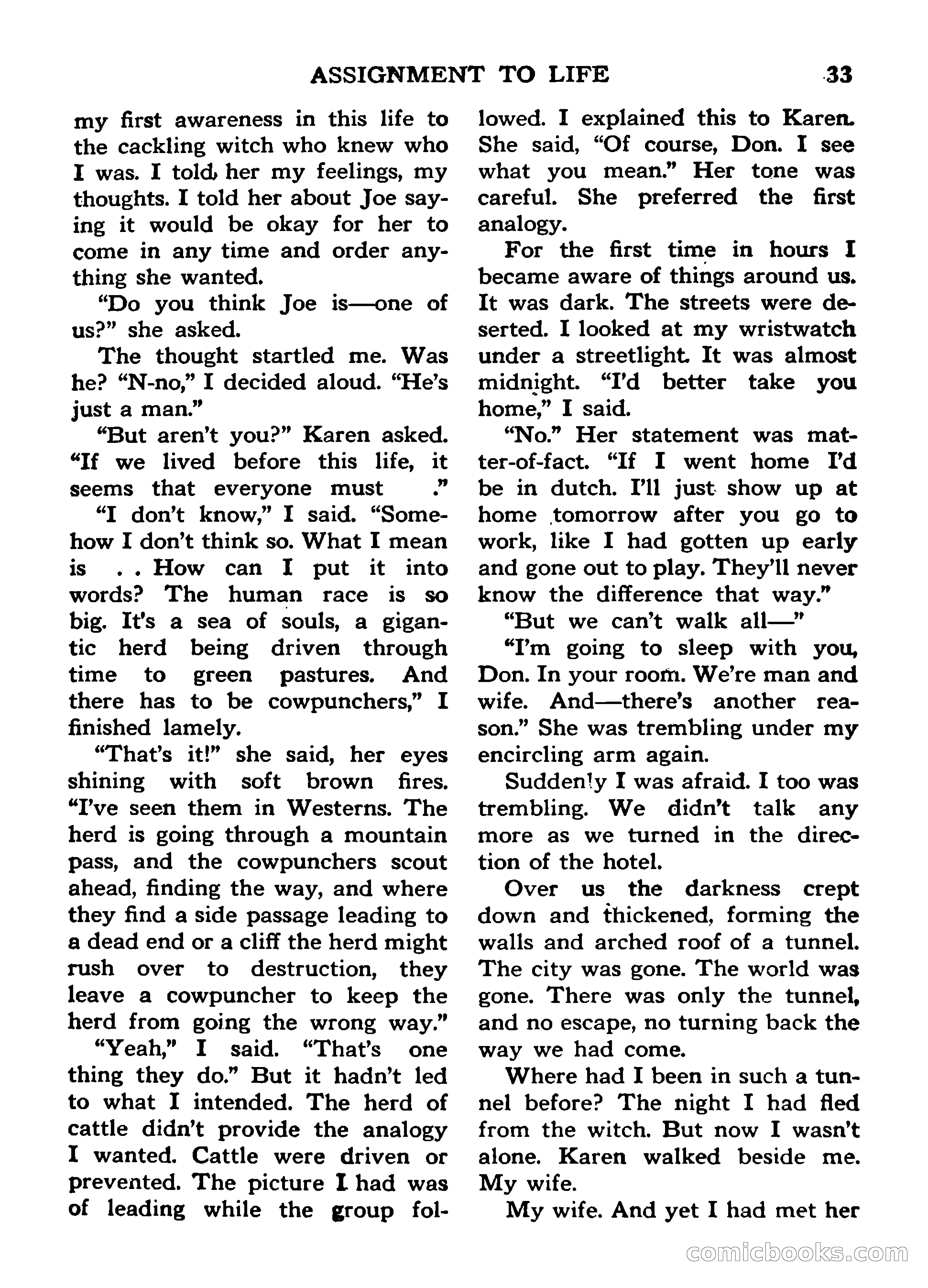 Mystic Magazine, March 1954 — page 33 of 133