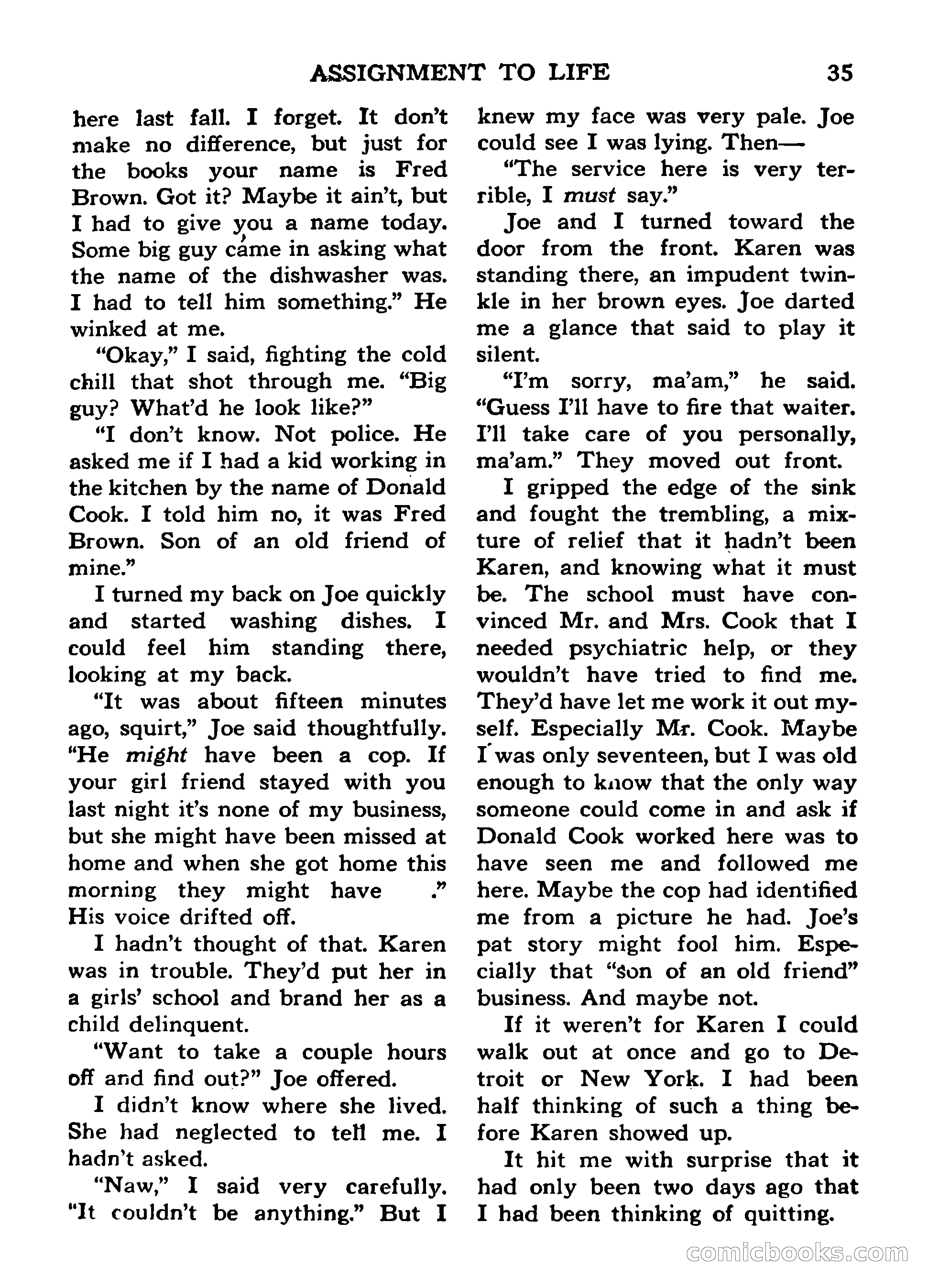 Mystic Magazine, March 1954 — page 35 of 133