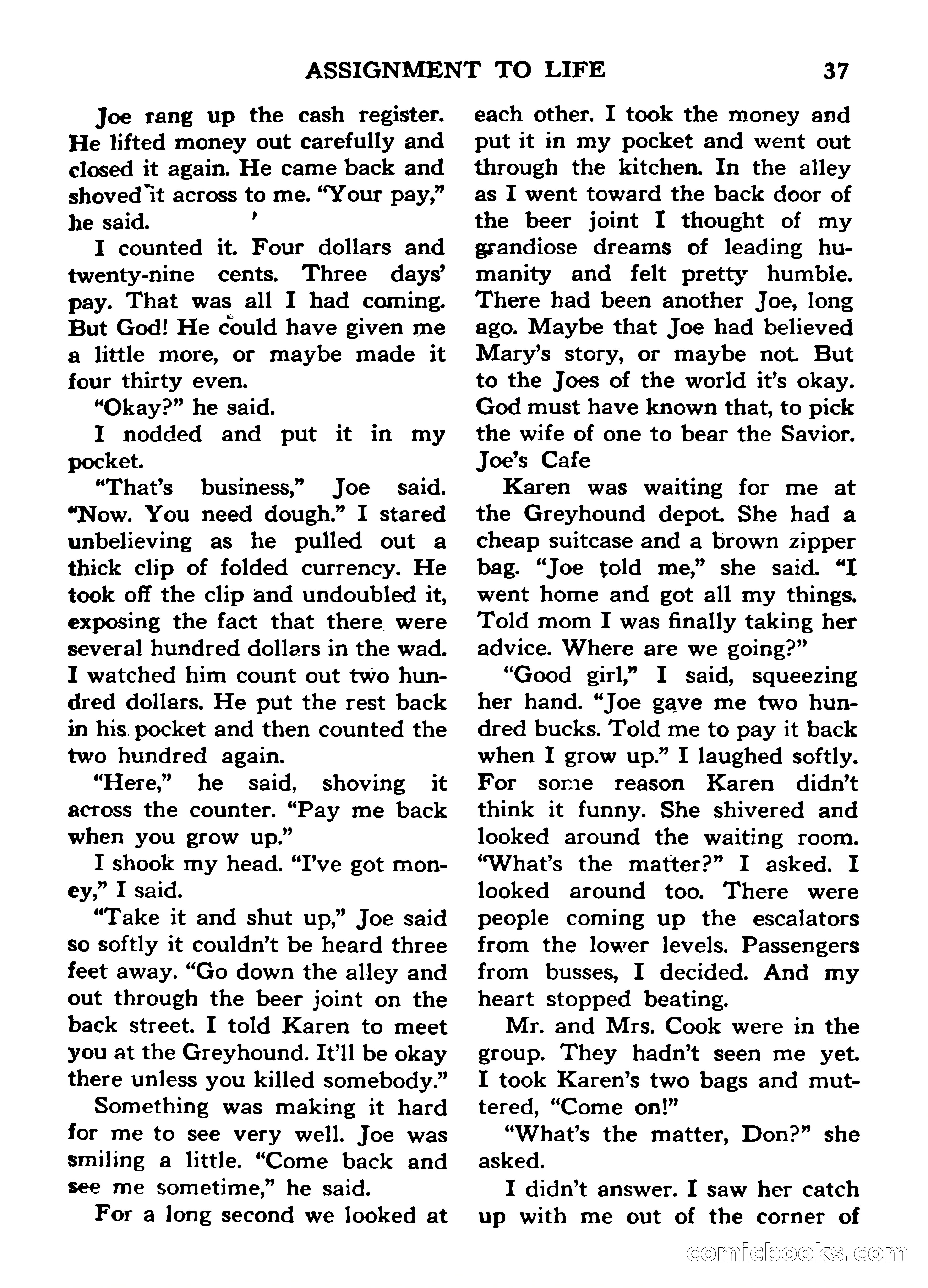 Mystic Magazine, March 1954 — page 37 of 133