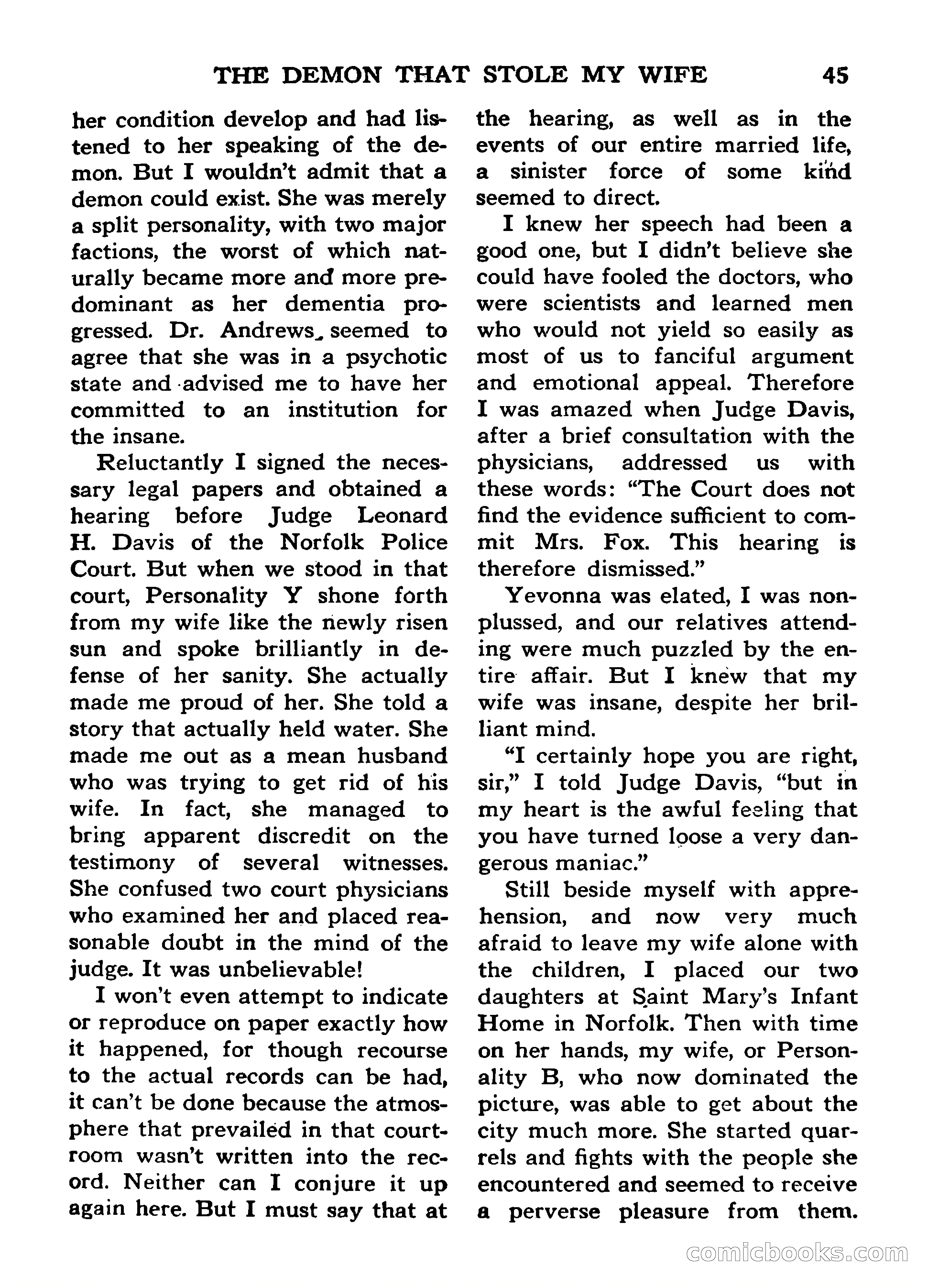 Mystic Magazine, March 1954 — page 45 of 133