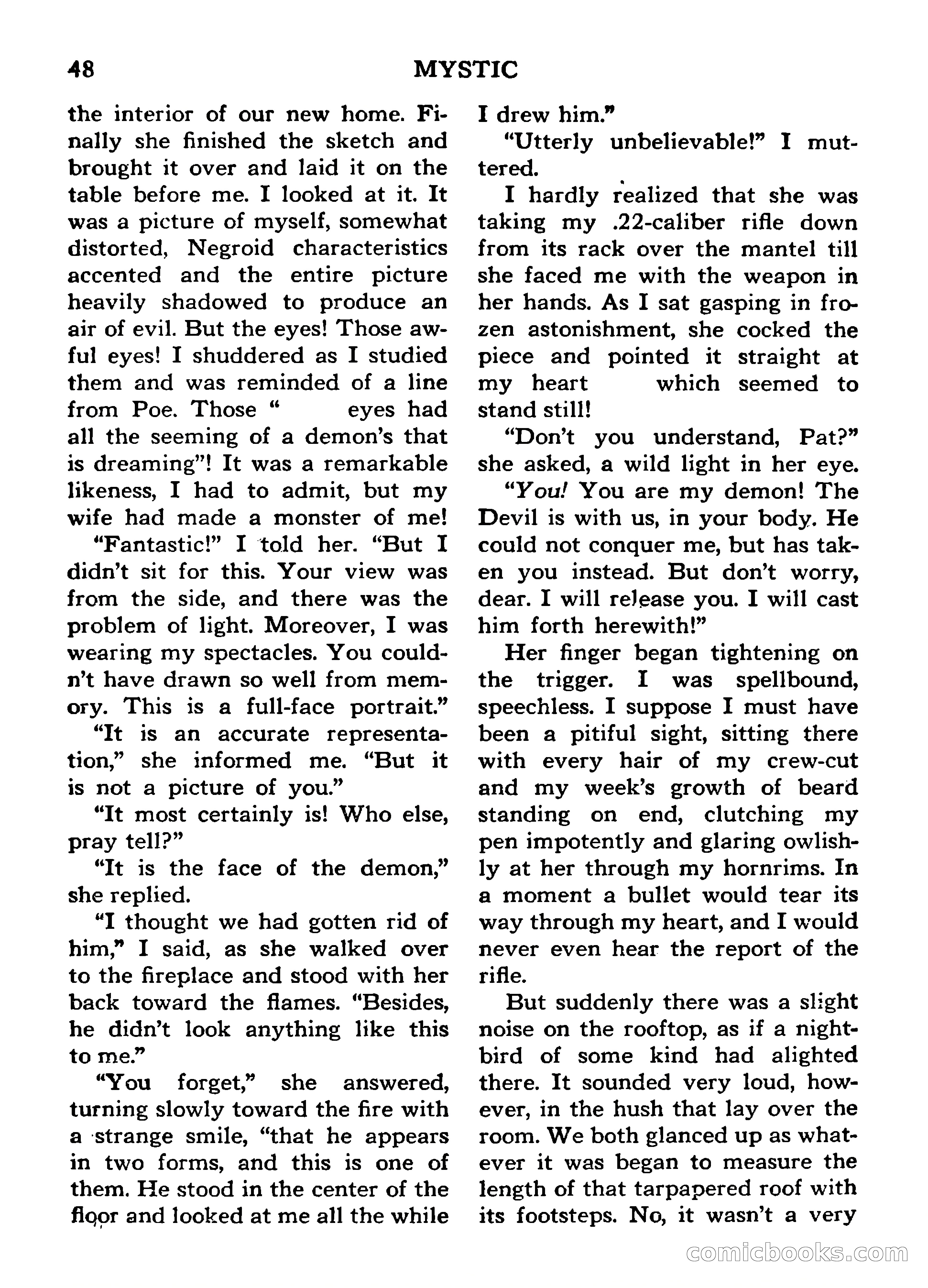 Mystic Magazine, March 1954 — page 48 of 133
