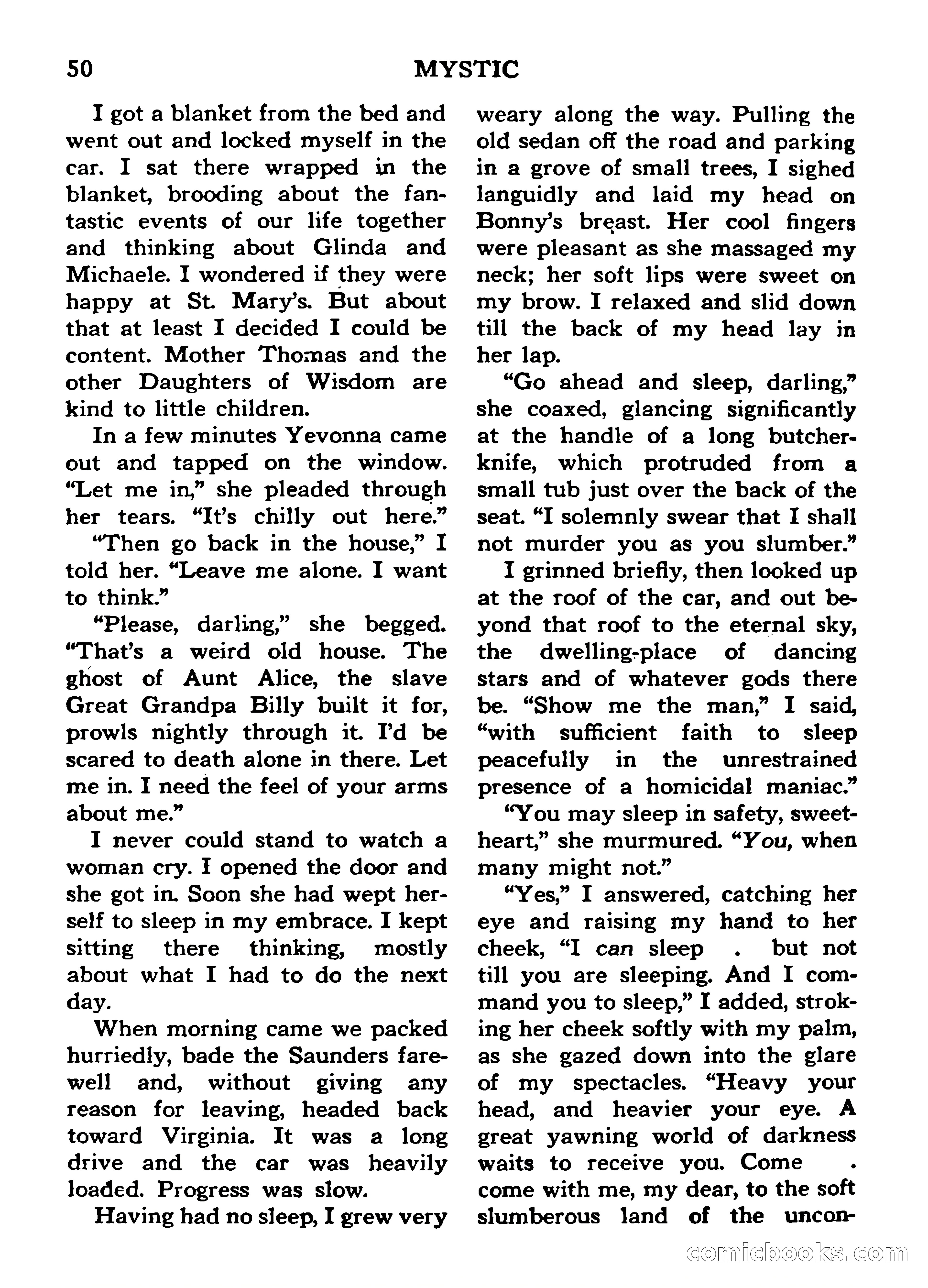 Mystic Magazine, March 1954 — page 50 of 133