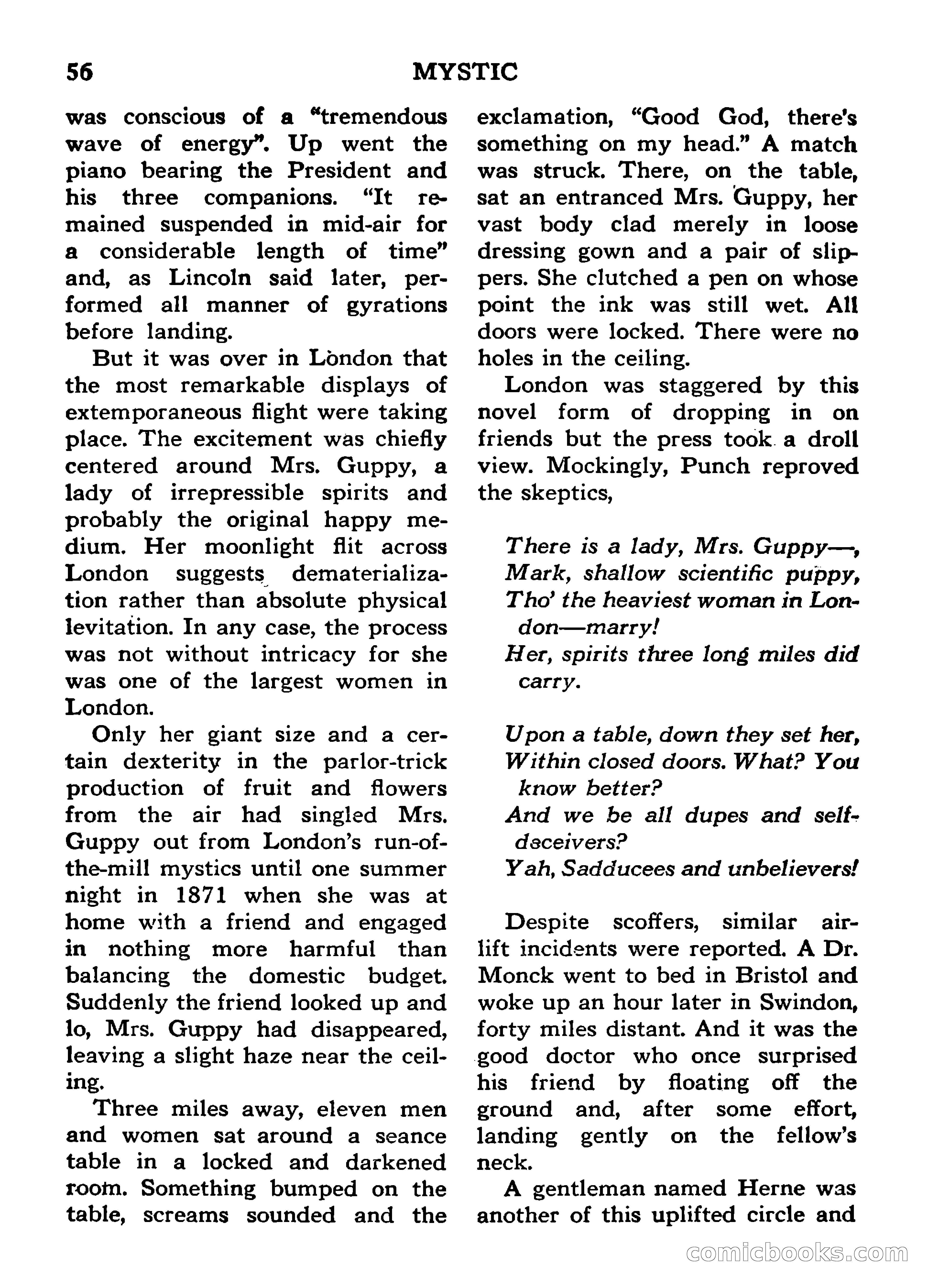 Mystic Magazine, March 1954 — page 56 of 133