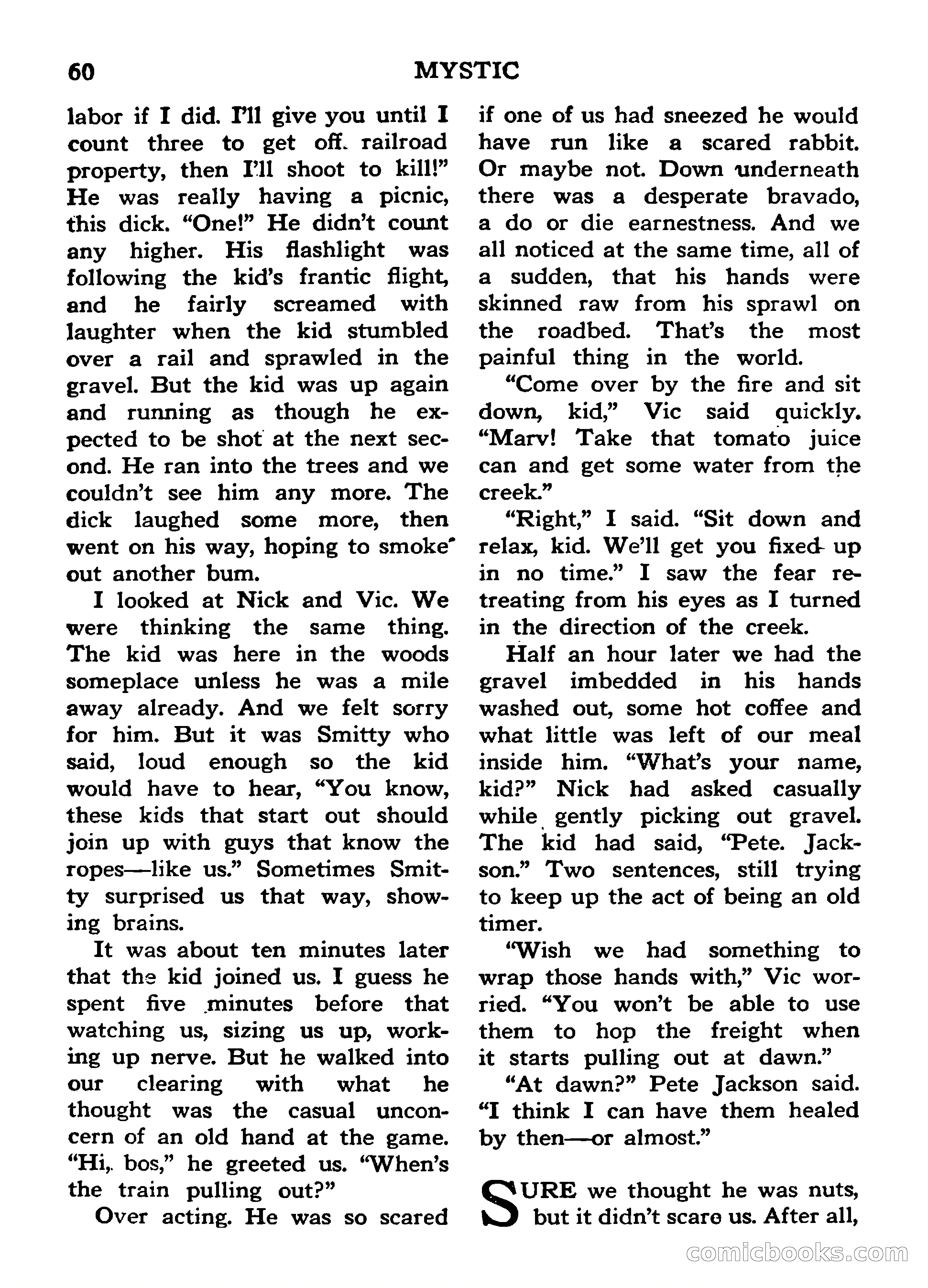 Mystic Magazine, March 1954 — page 60 of 133