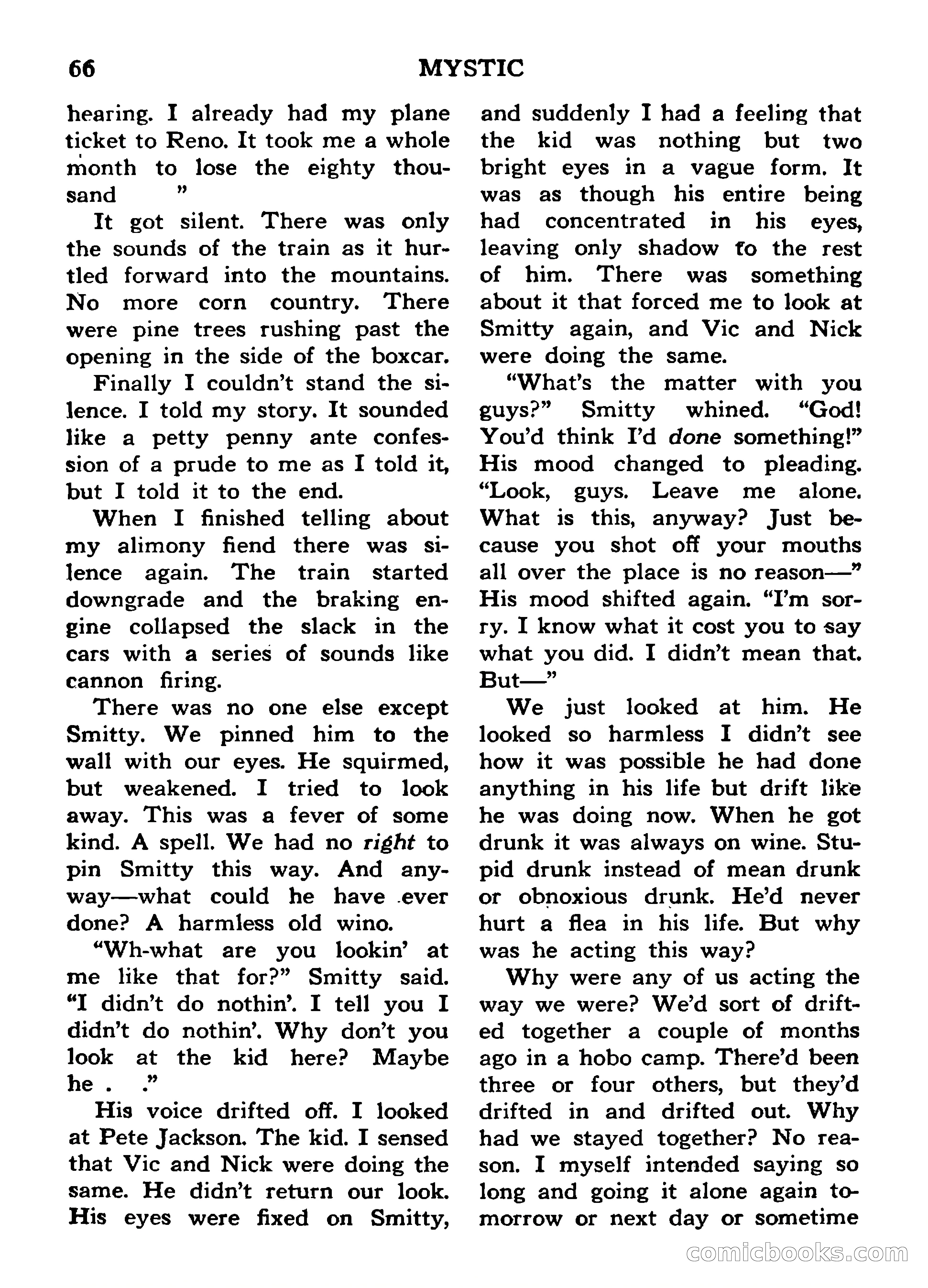 Mystic Magazine, March 1954 — page 66 of 133