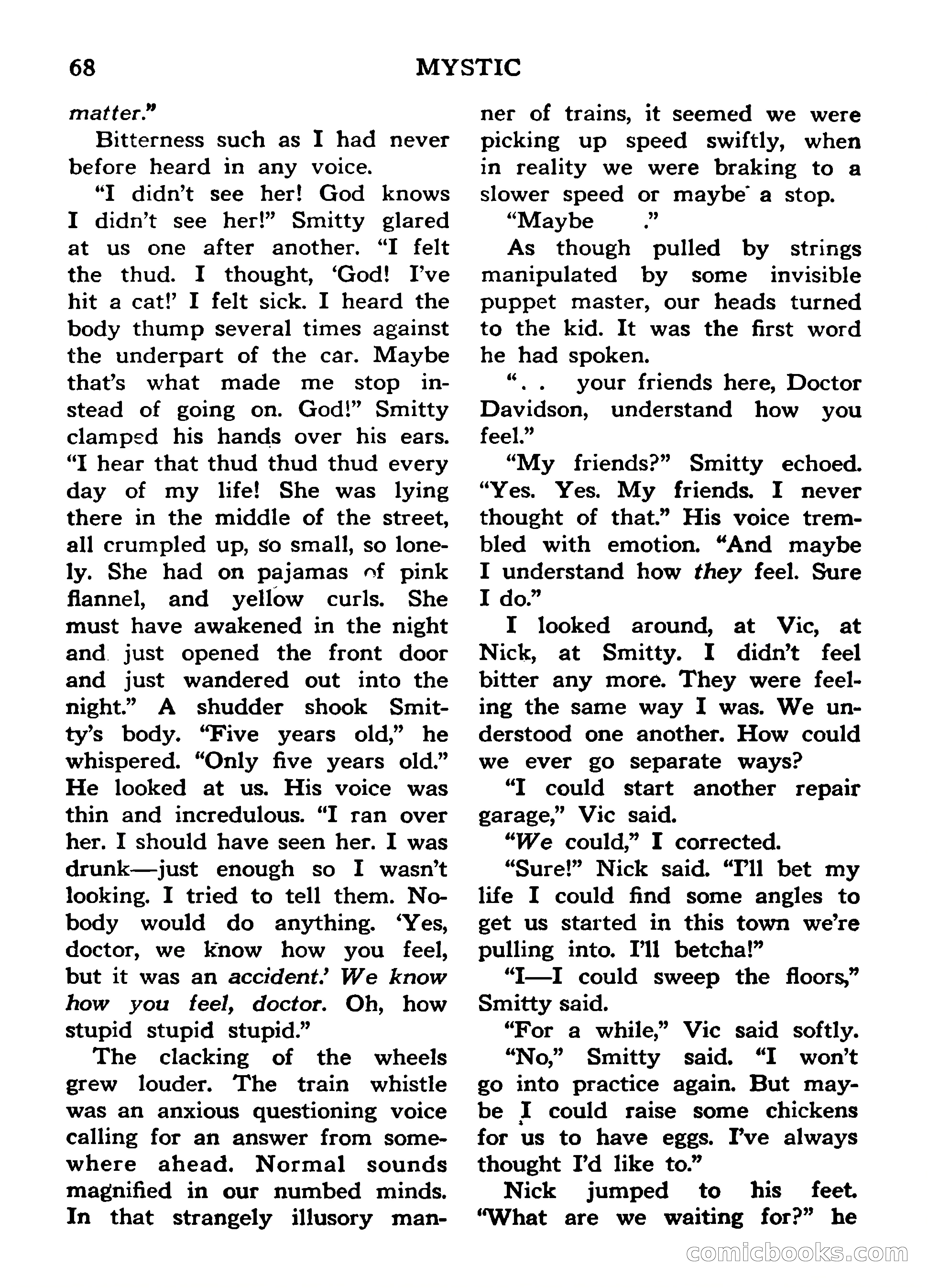 Mystic Magazine, March 1954 — page 68 of 133