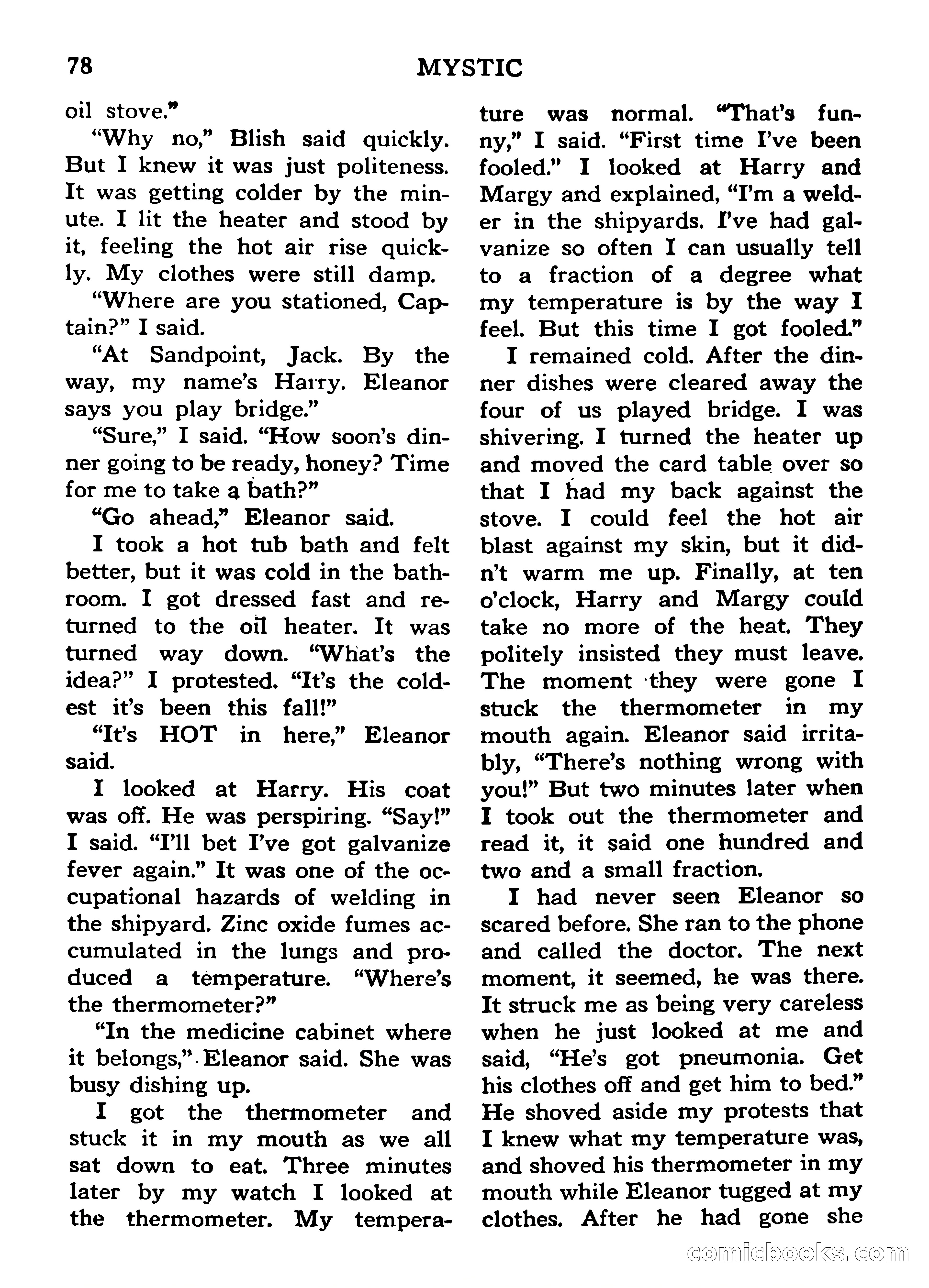 Mystic Magazine, March 1954 — page 78 of 133