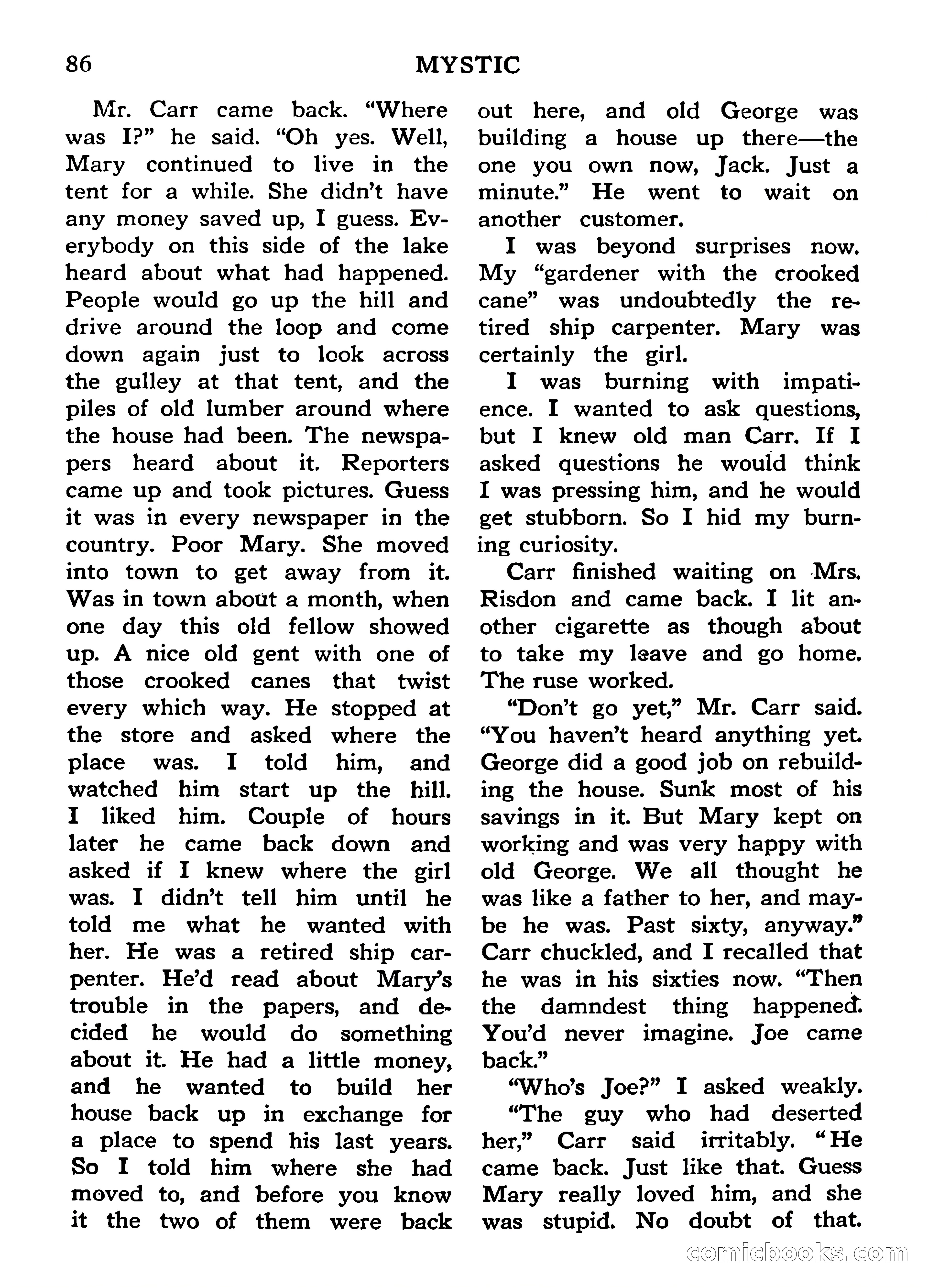 Mystic Magazine, March 1954 — page 86 of 133