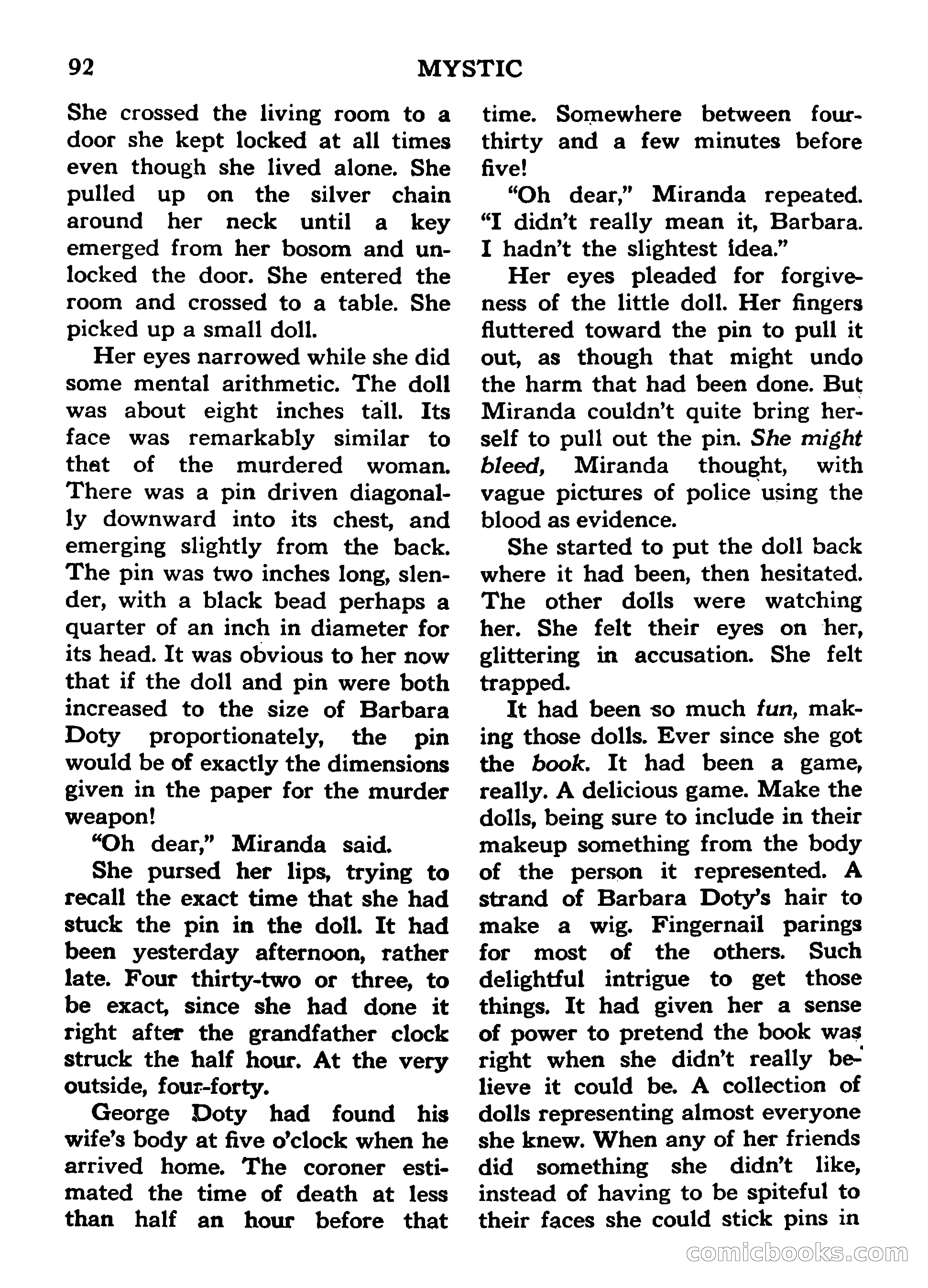Mystic Magazine, March 1954 — page 92 of 133