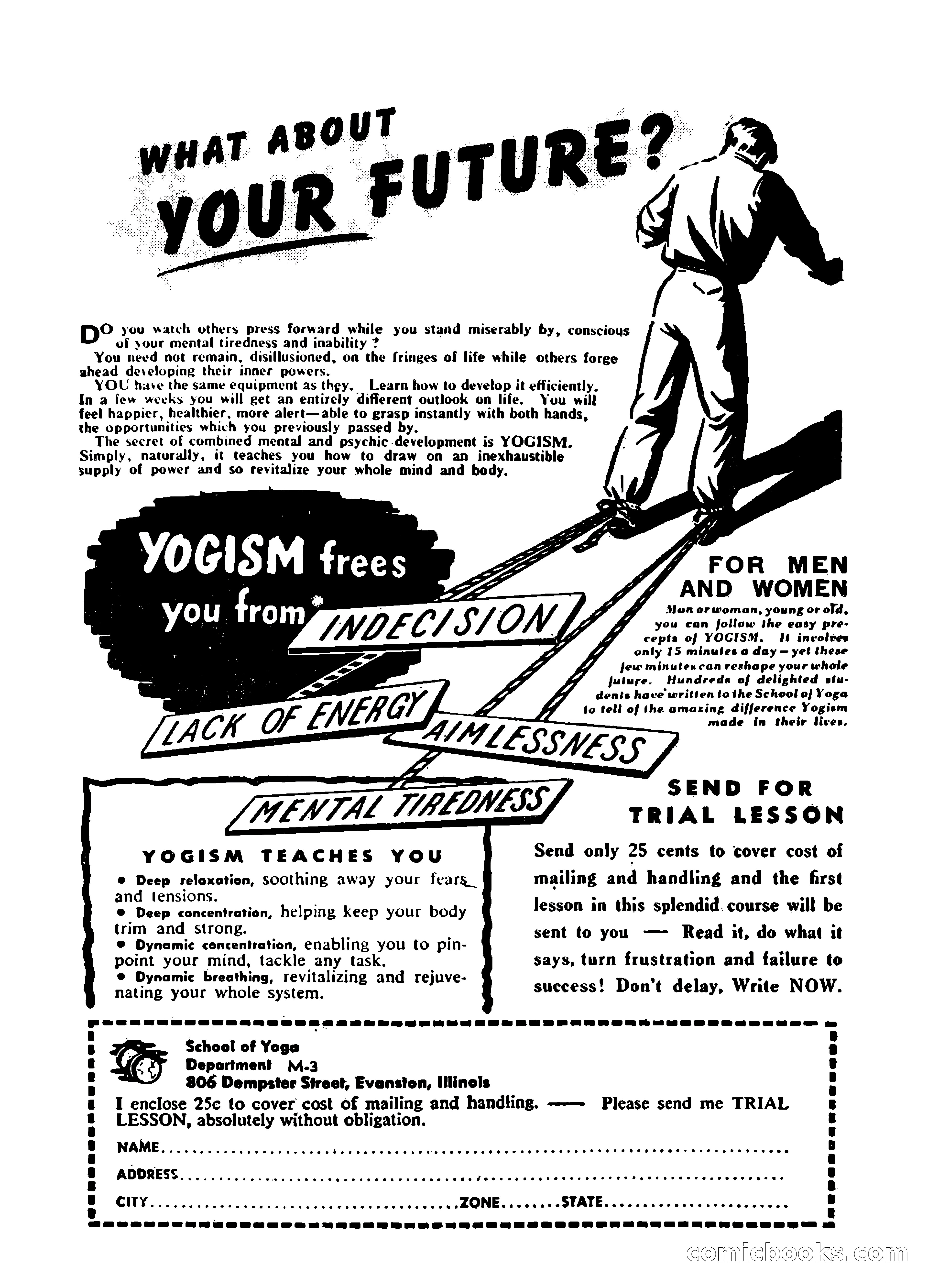 Mystic Magazine, March 1954 — page 132 of 133