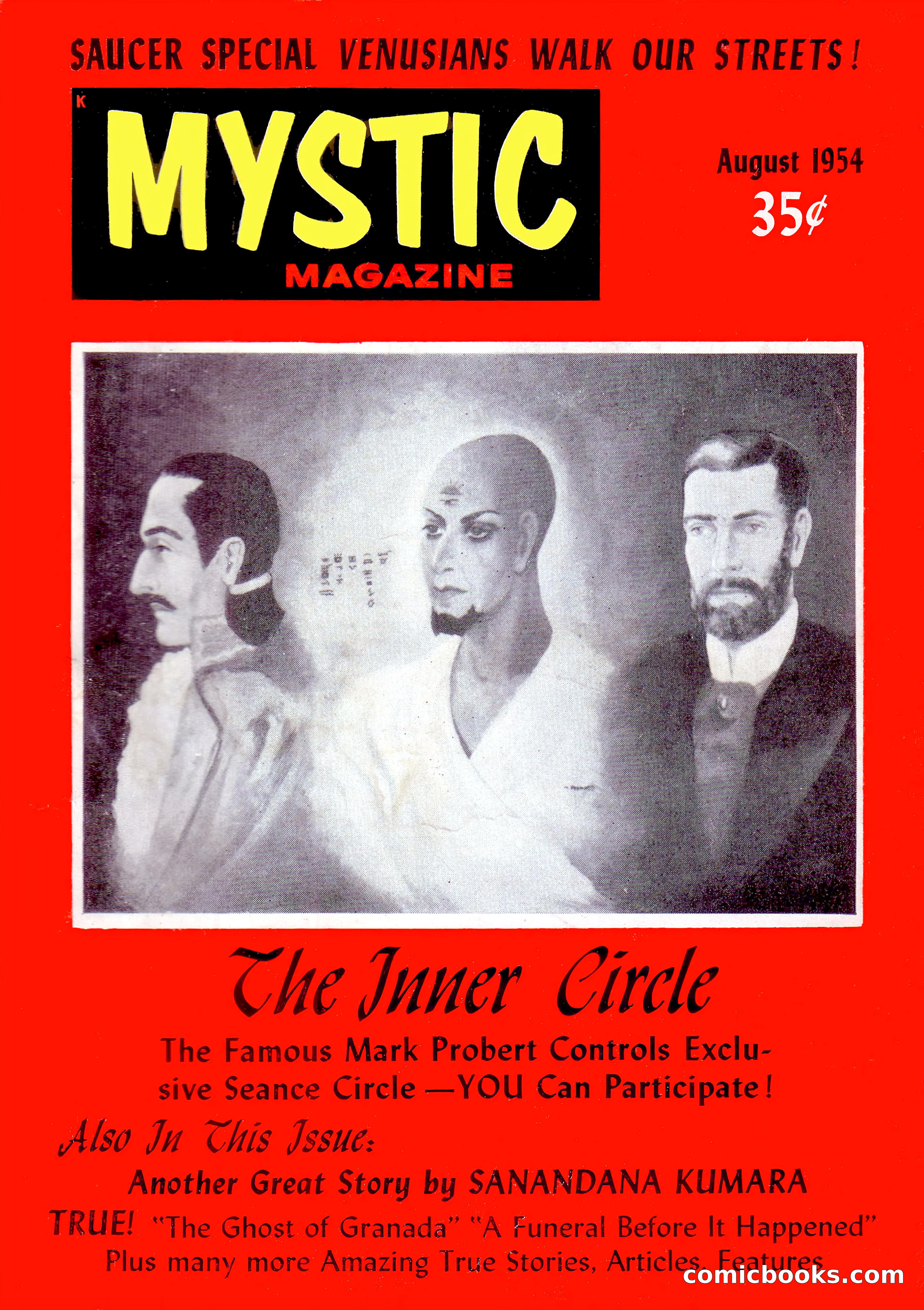 Mystic Magazine, August 1954 — page 1 of 133