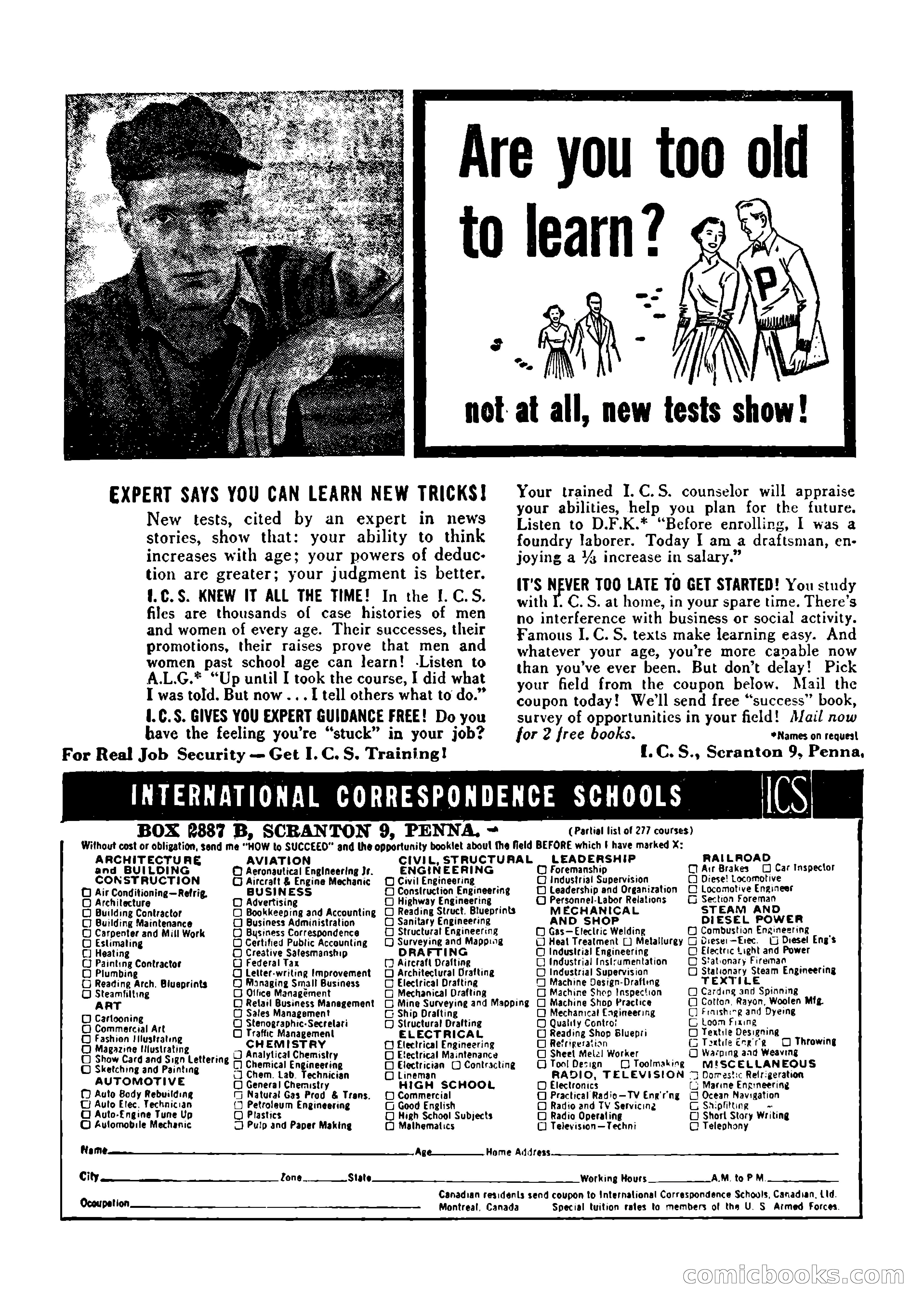 Mystic Magazine, August 1954 — page 3 of 133