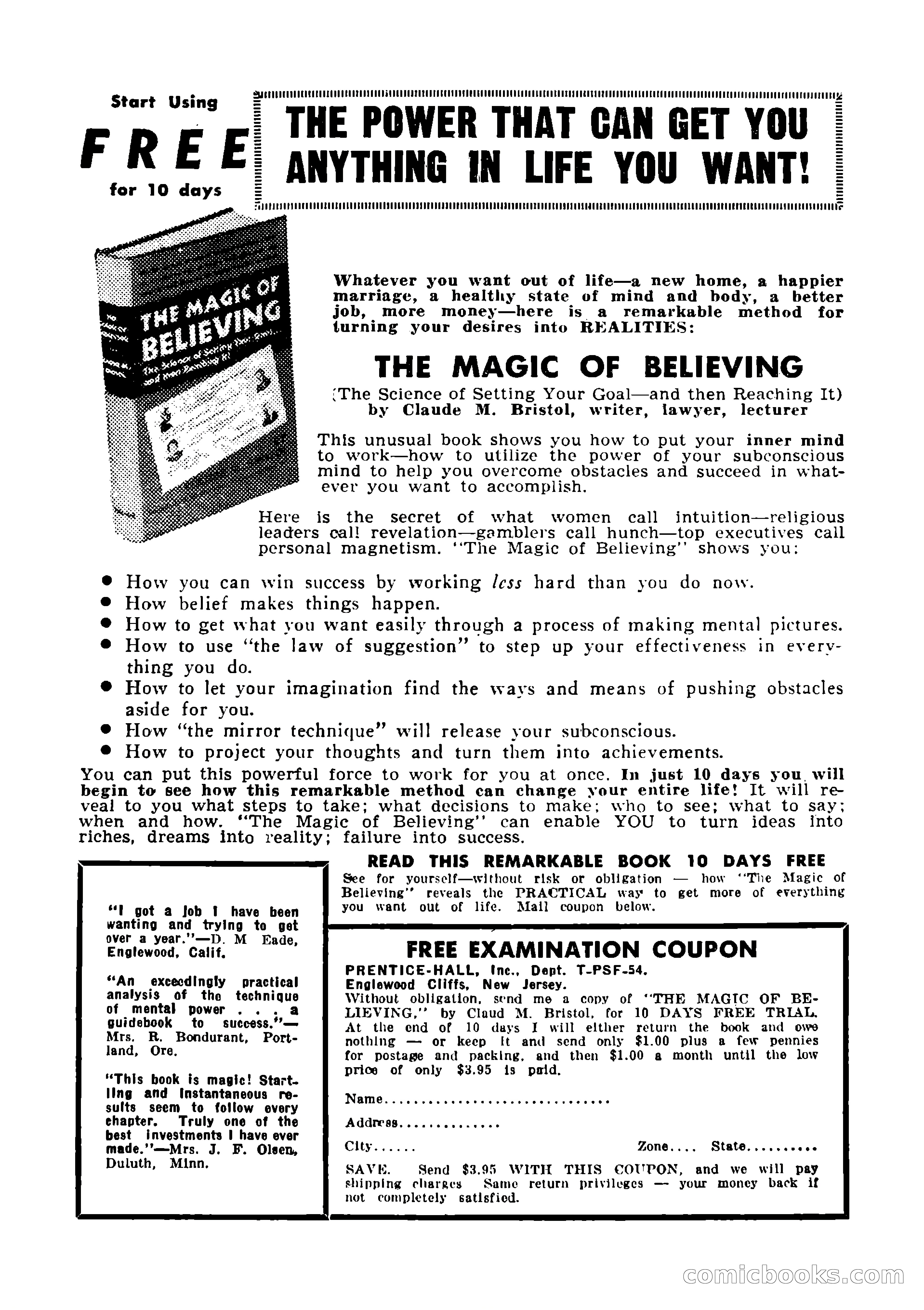 Mystic Magazine, August 1954 — page 5 of 133
