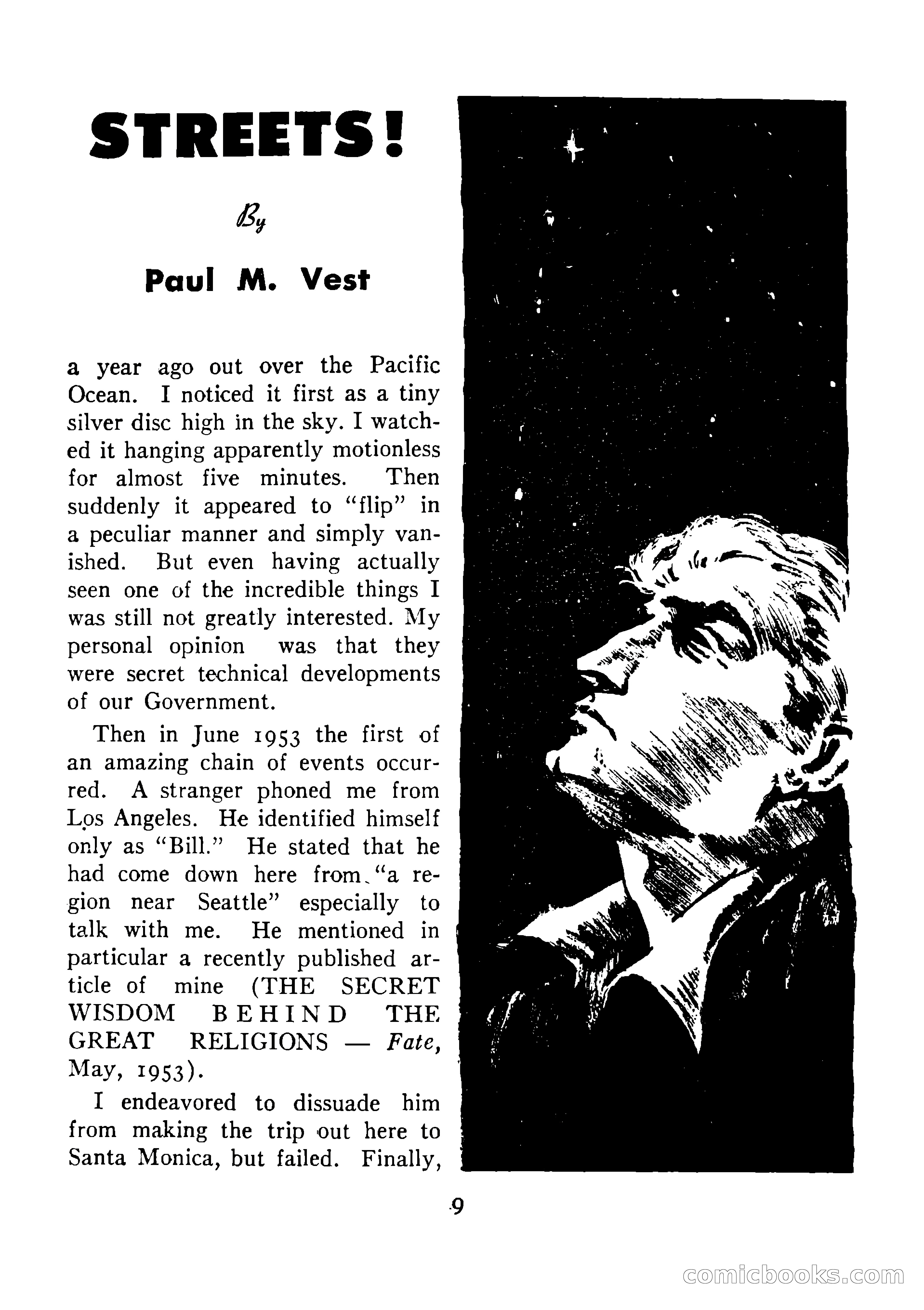Mystic Magazine, August 1954 — page 9 of 133