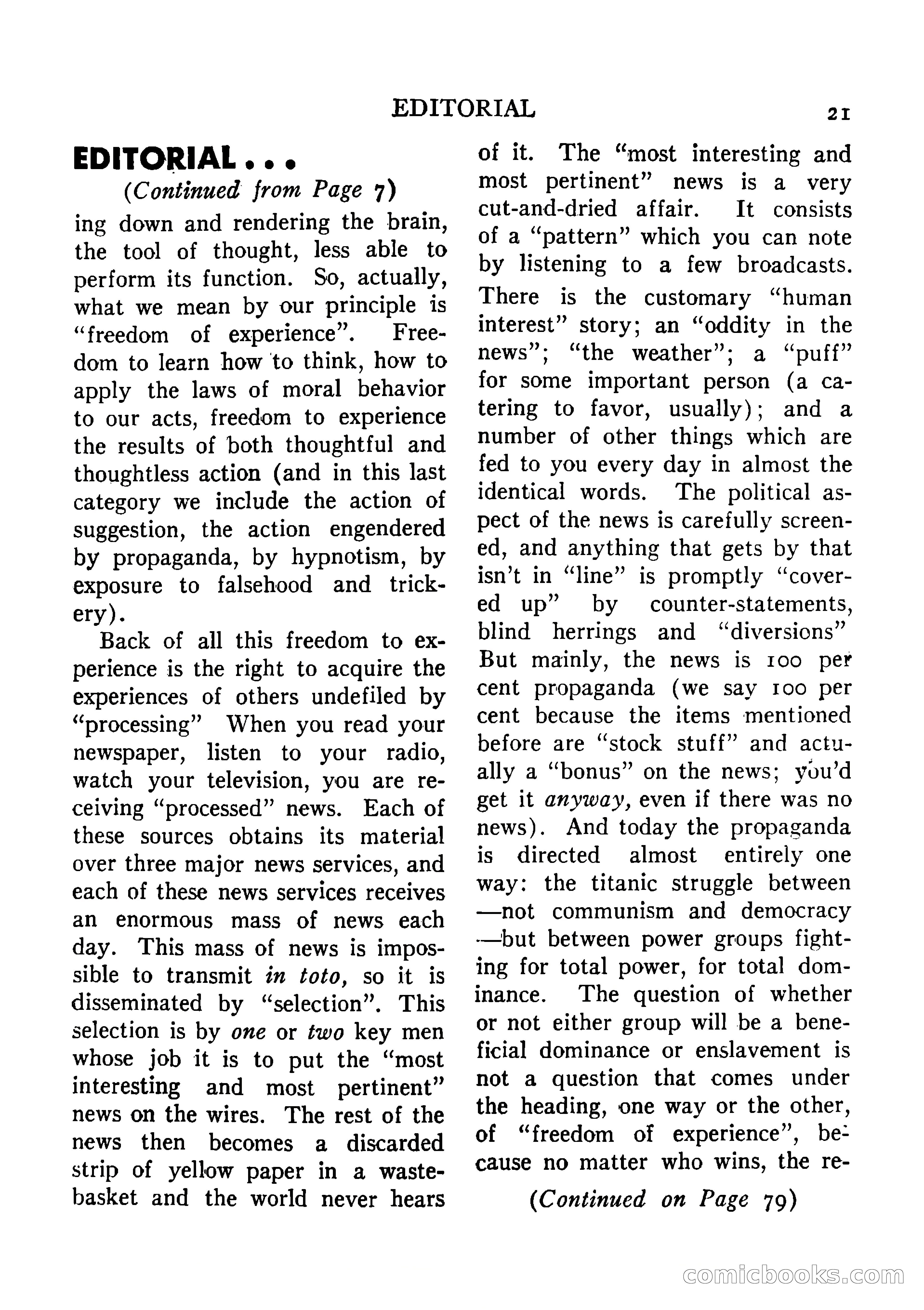 Mystic Magazine, August 1954 — page 21 of 133
