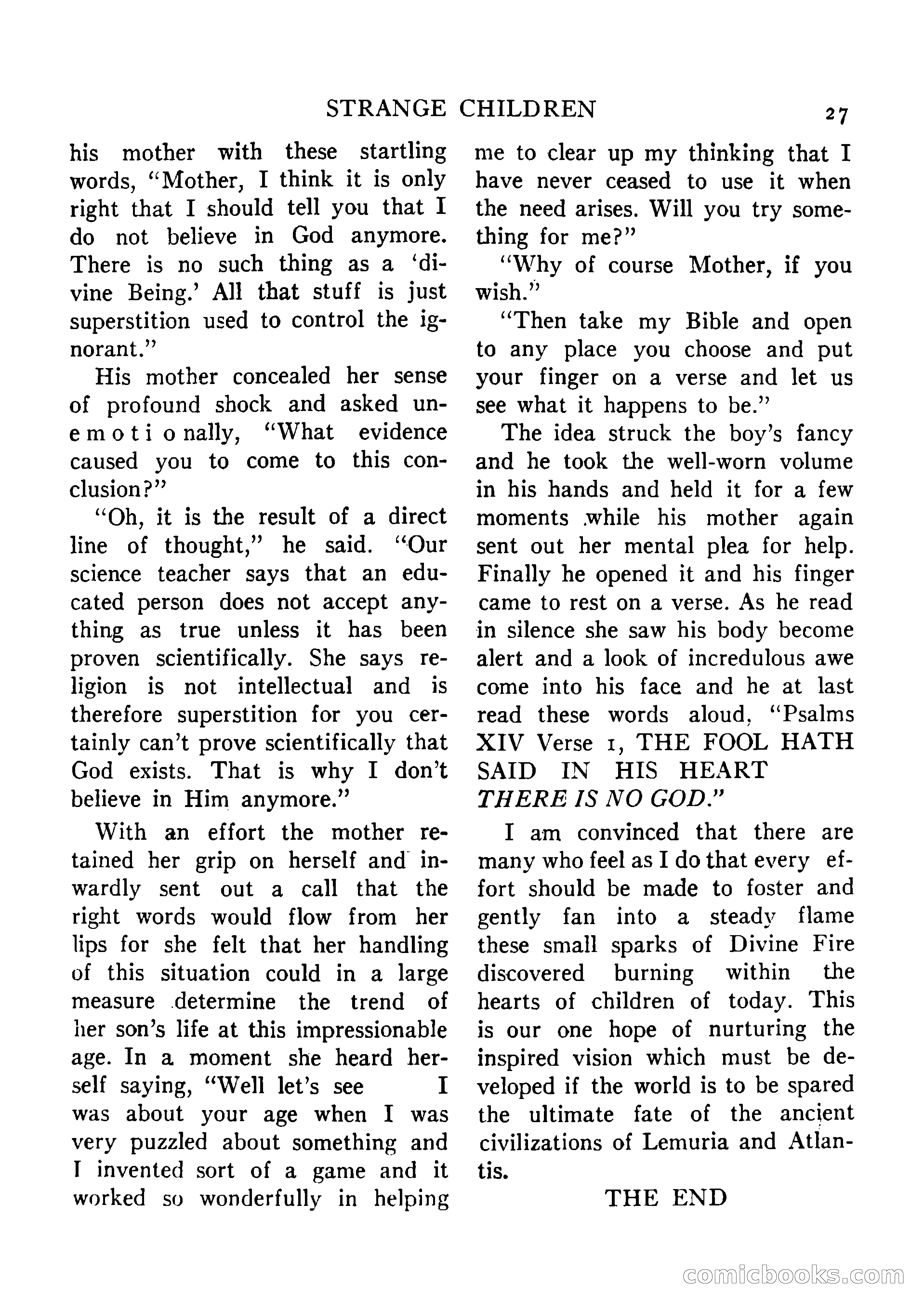 Mystic Magazine, August 1954 — page 27 of 133